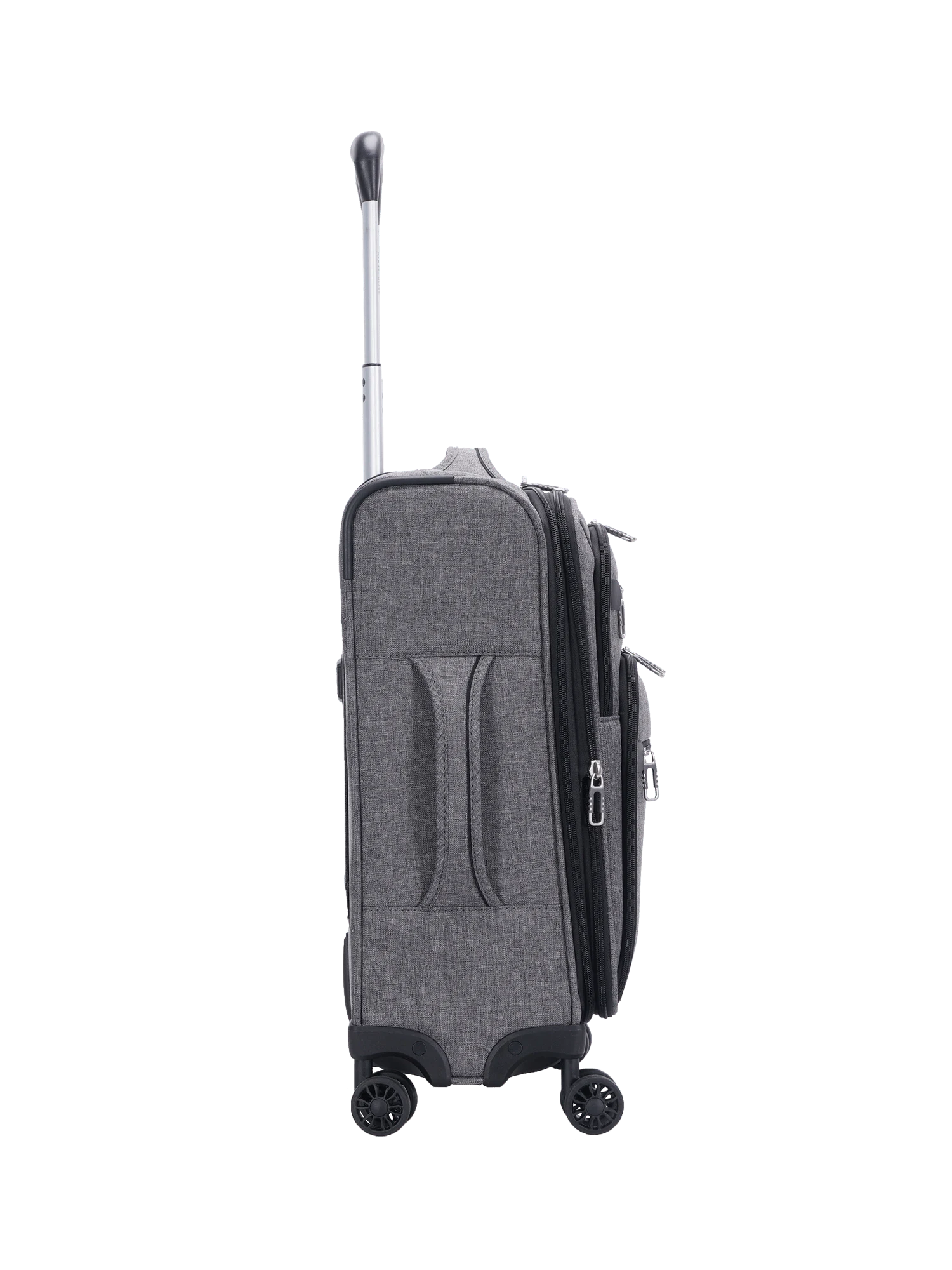 San Michelle Denim Traveller 55cm Suitcase - Dark Grey view 8
