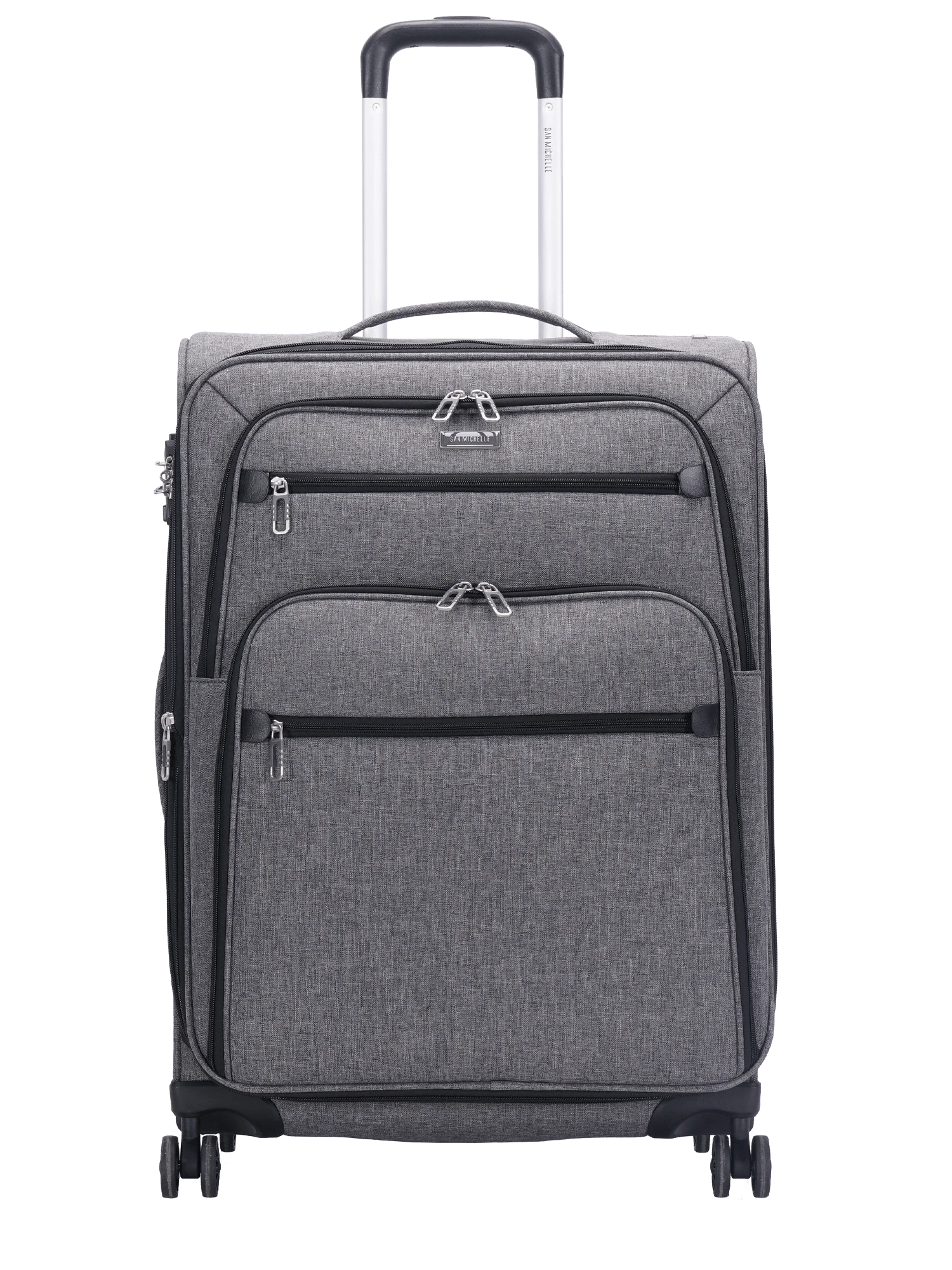 San Michelle Denim Traveller 69cm Suitcase - Grey view 3
