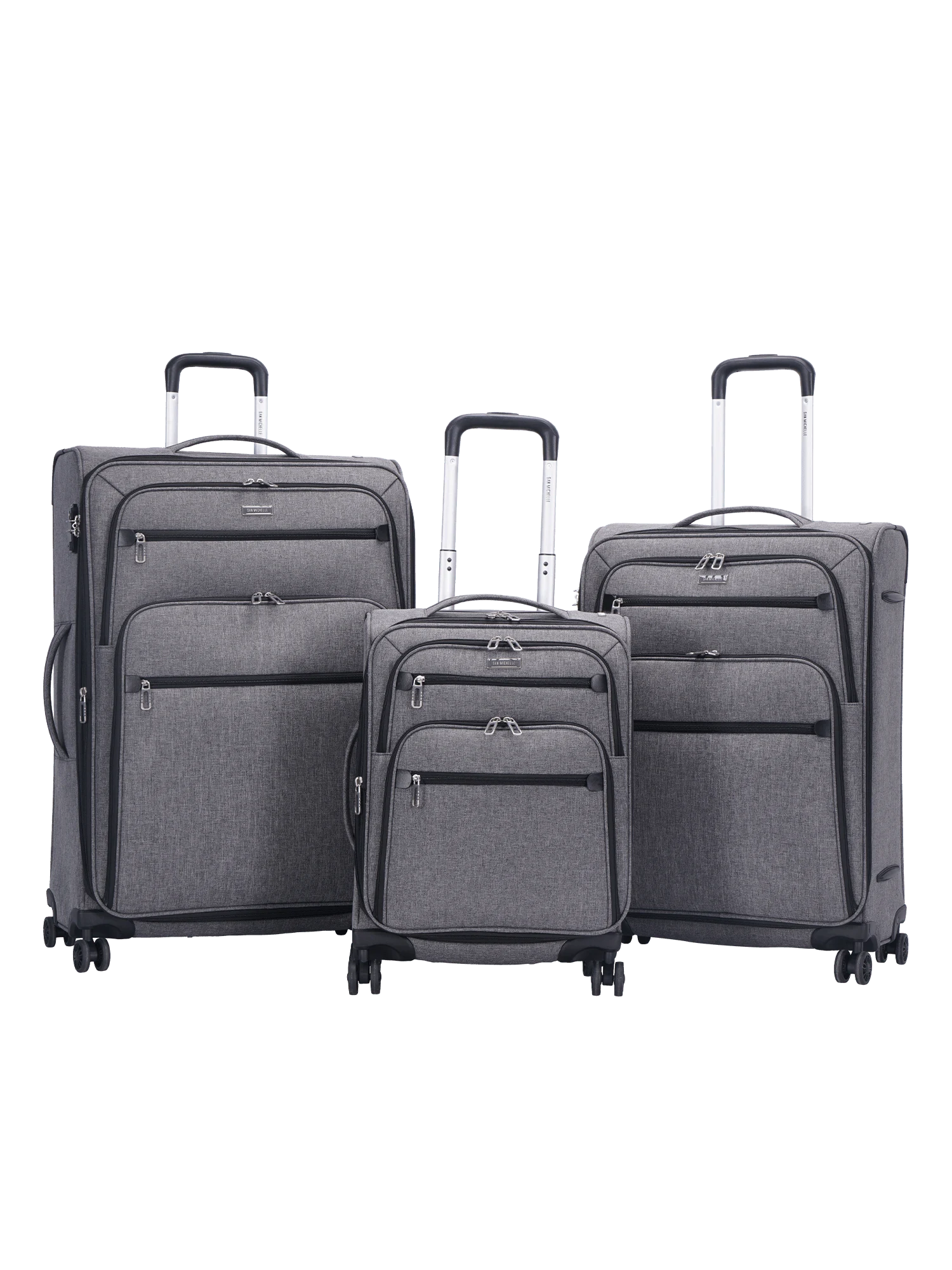 San Michelle Denim Traveller 69cm Suitcase - Grey view 5
