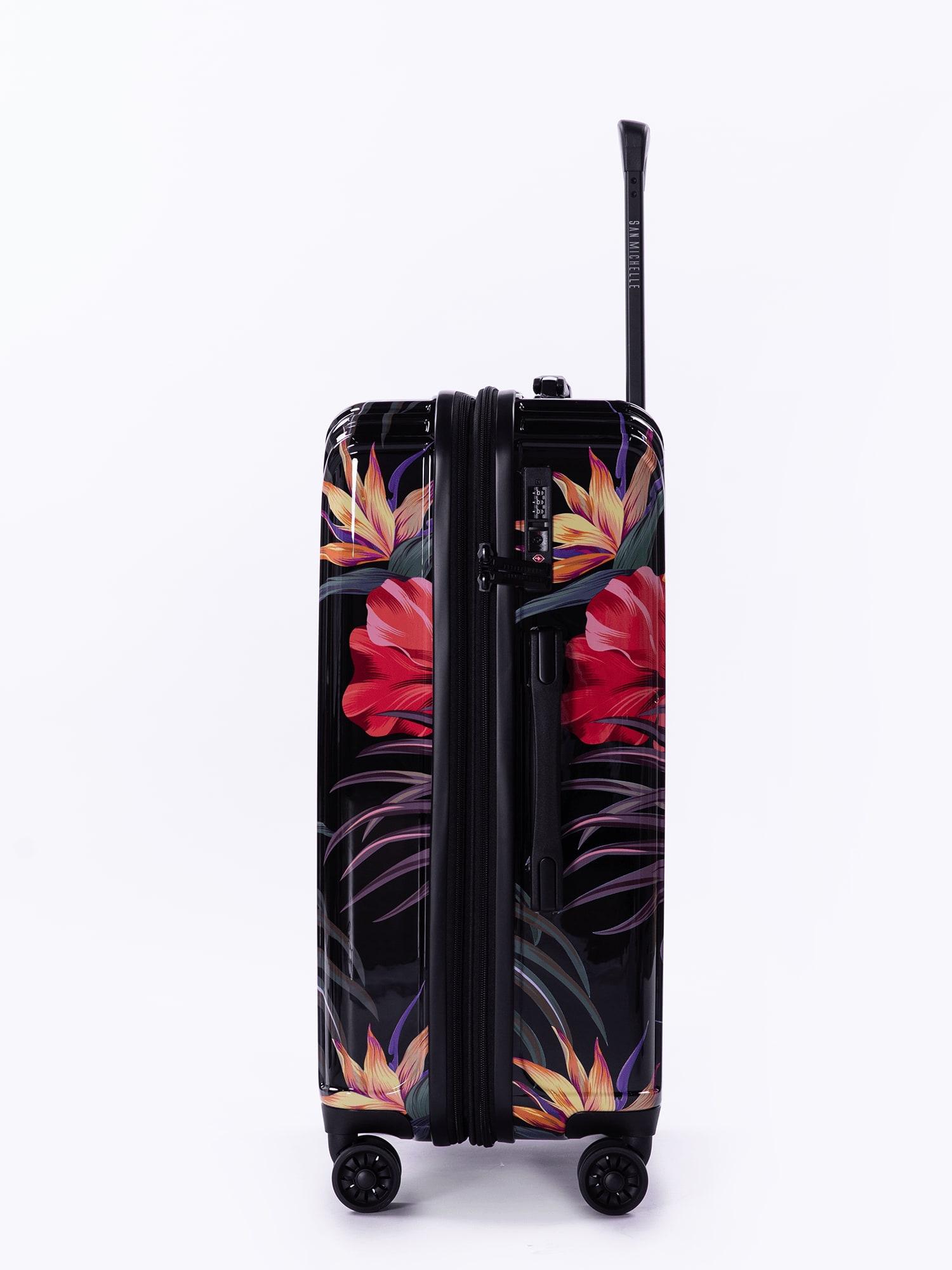 San Michelle Floral Explorer 67cm Suitcase - Red view 4