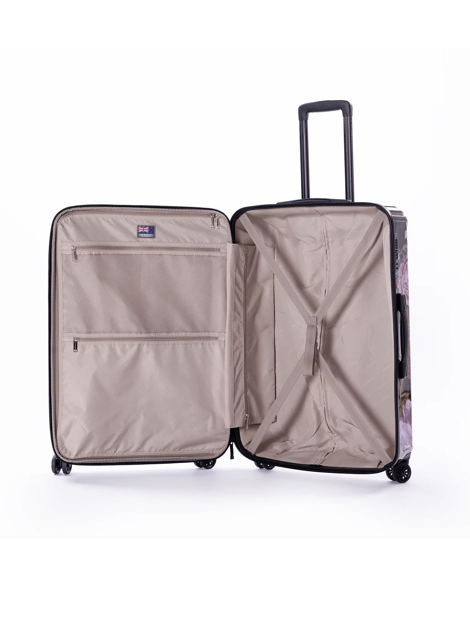 San Michelle Floral Explorer 55cm Suitcase - Black view 10