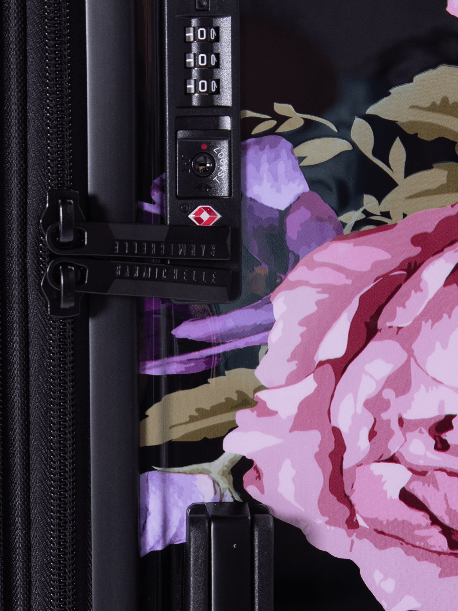 San Michelle Floral Explorer 55cm Suitcase - Black view 6