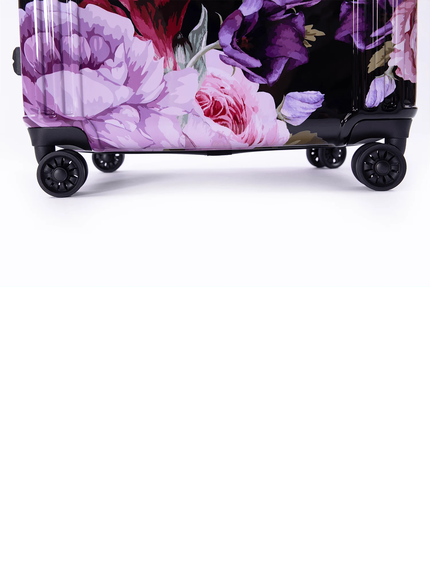 San Michelle Floral Explorer 55cm Suitcase - Black view 7