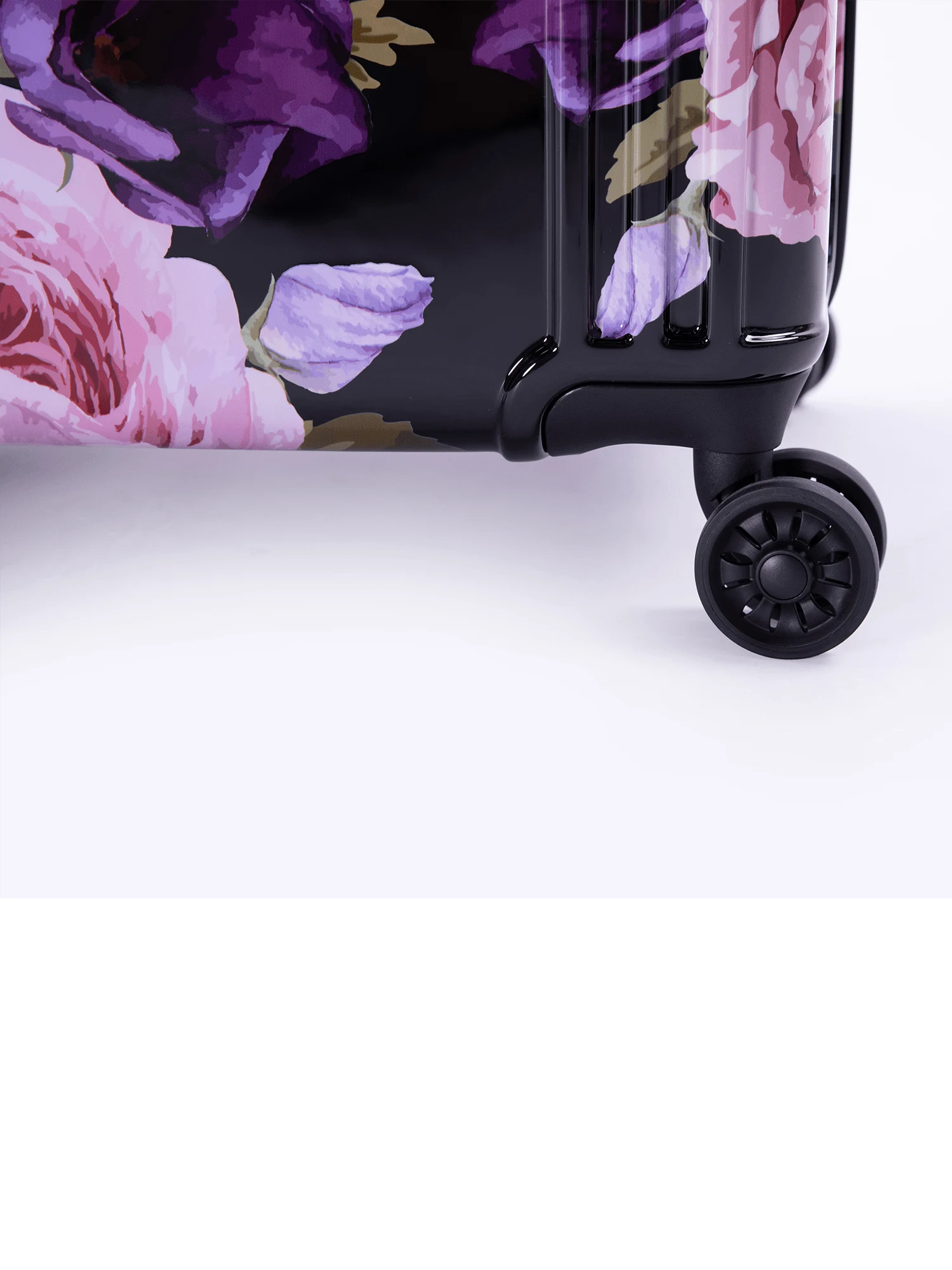 San Michelle Floral Explorer 55cm Suitcase - Black view 8