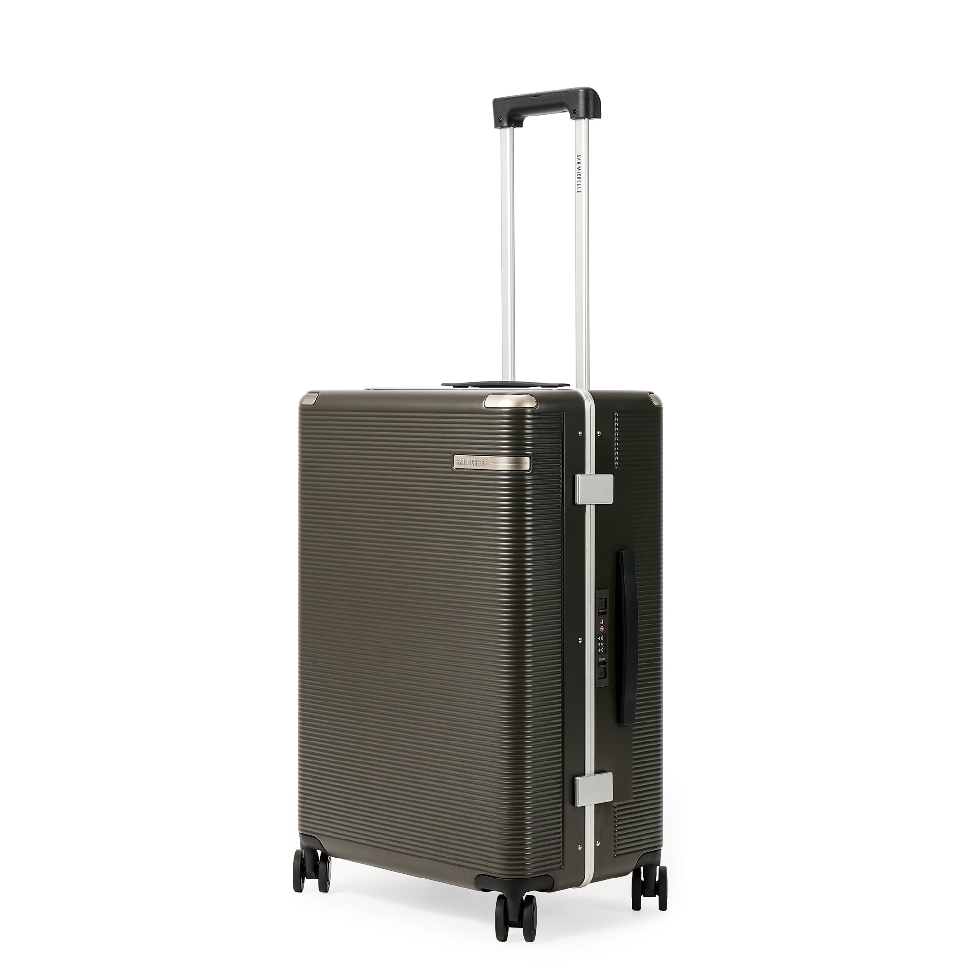 San Michelle FrameLock Pro Suitcase 66cm - Dark Olive