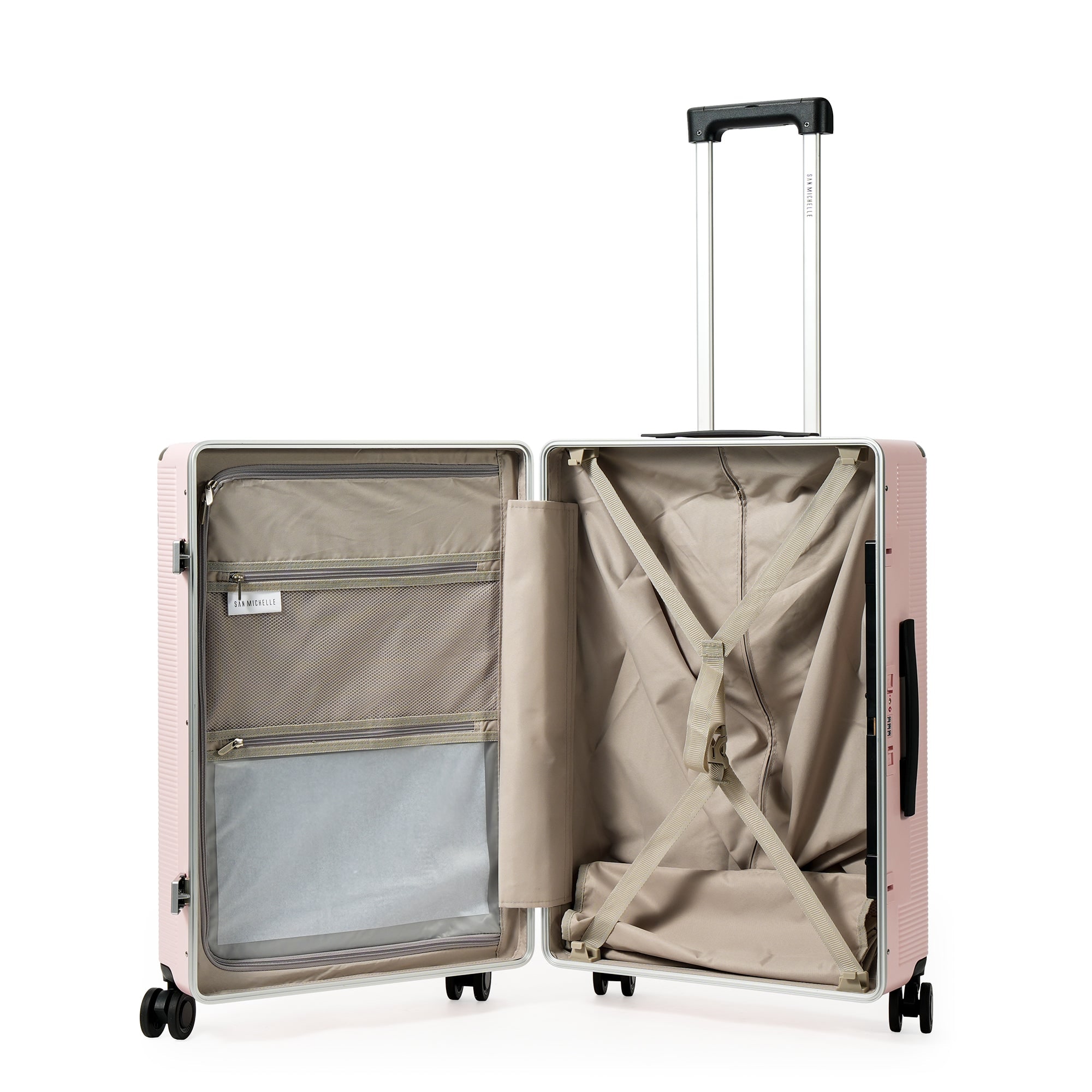 San Michelle FrameLock Pro Suitcase 56cm - Pink view 11