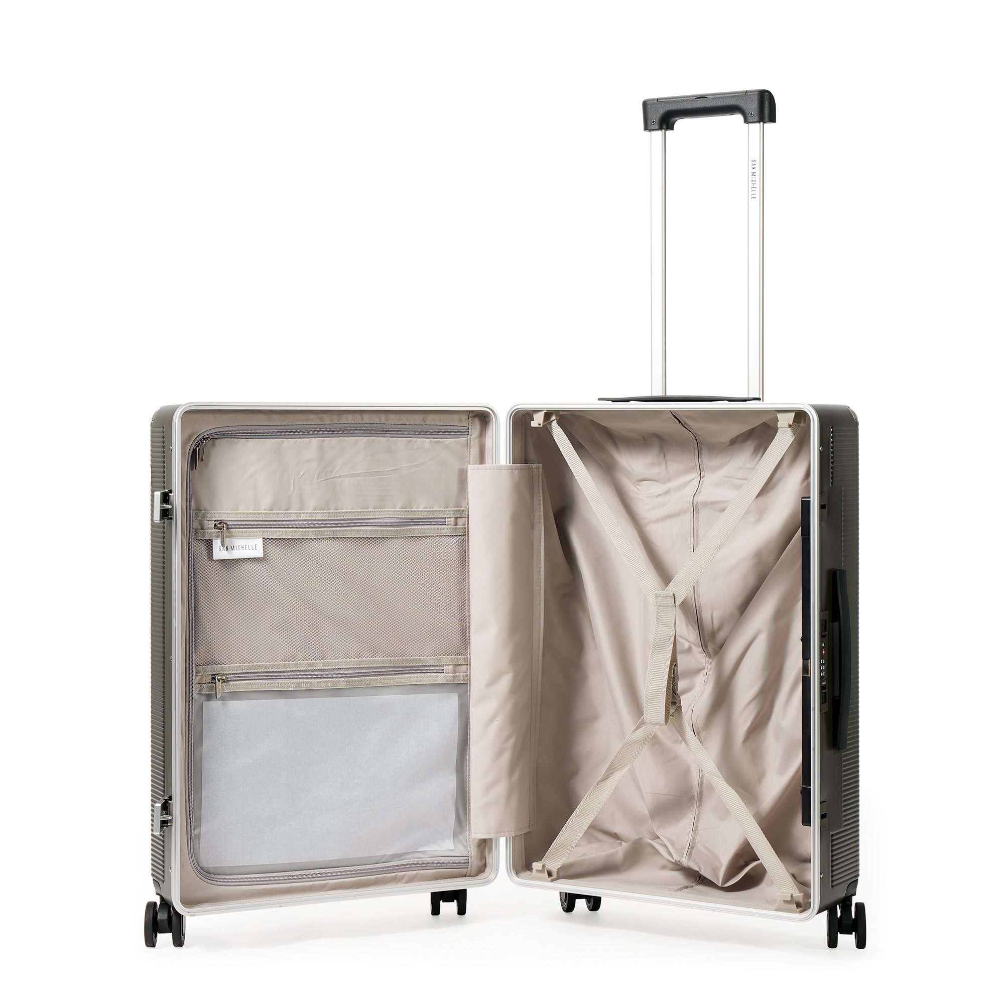 San Michelle FrameLock Pro Suitcase 66cm - Dark Olive view 9