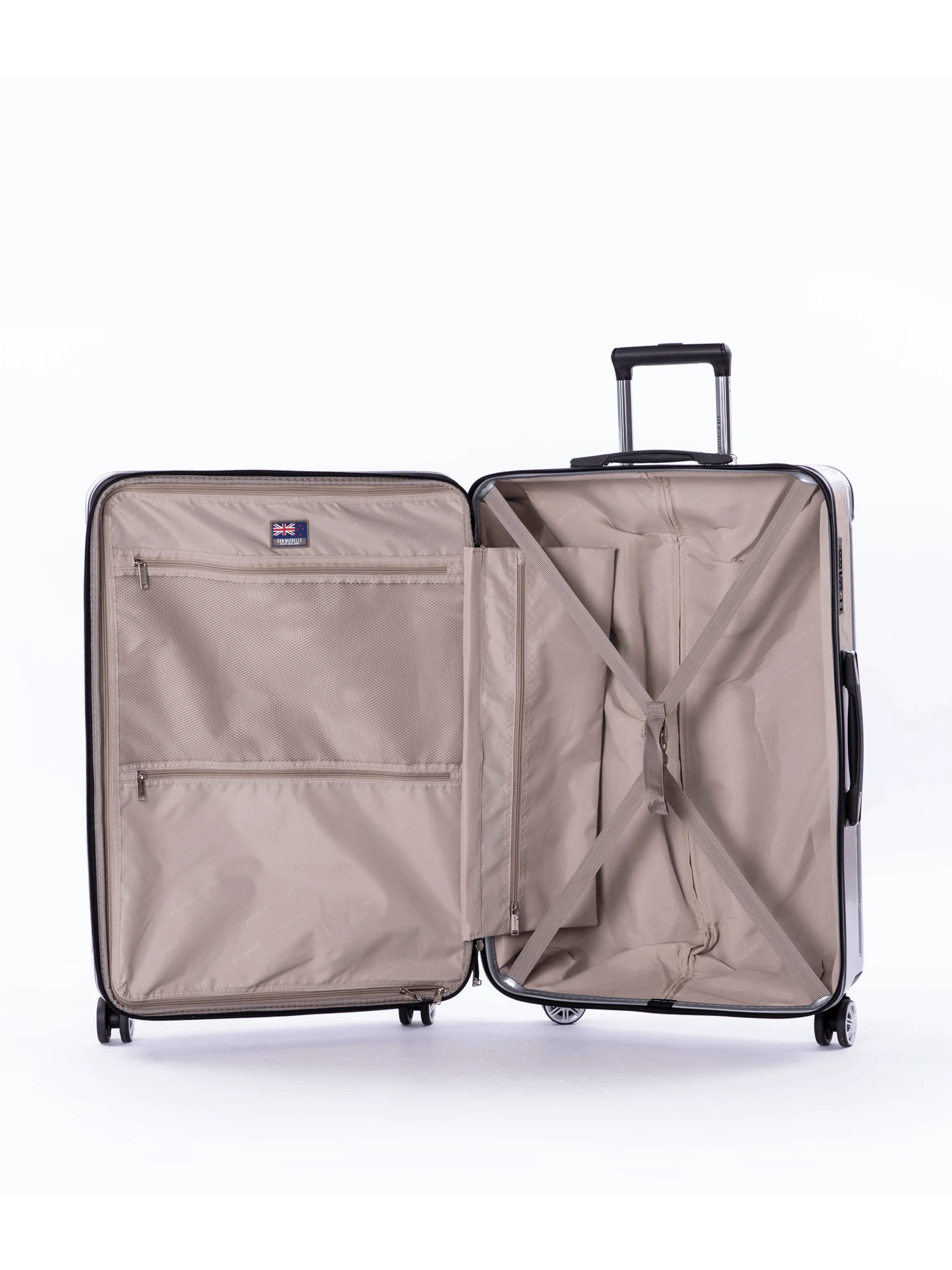 San Michelle Secure Adventurer 68cm Suitcase - Silver view 8