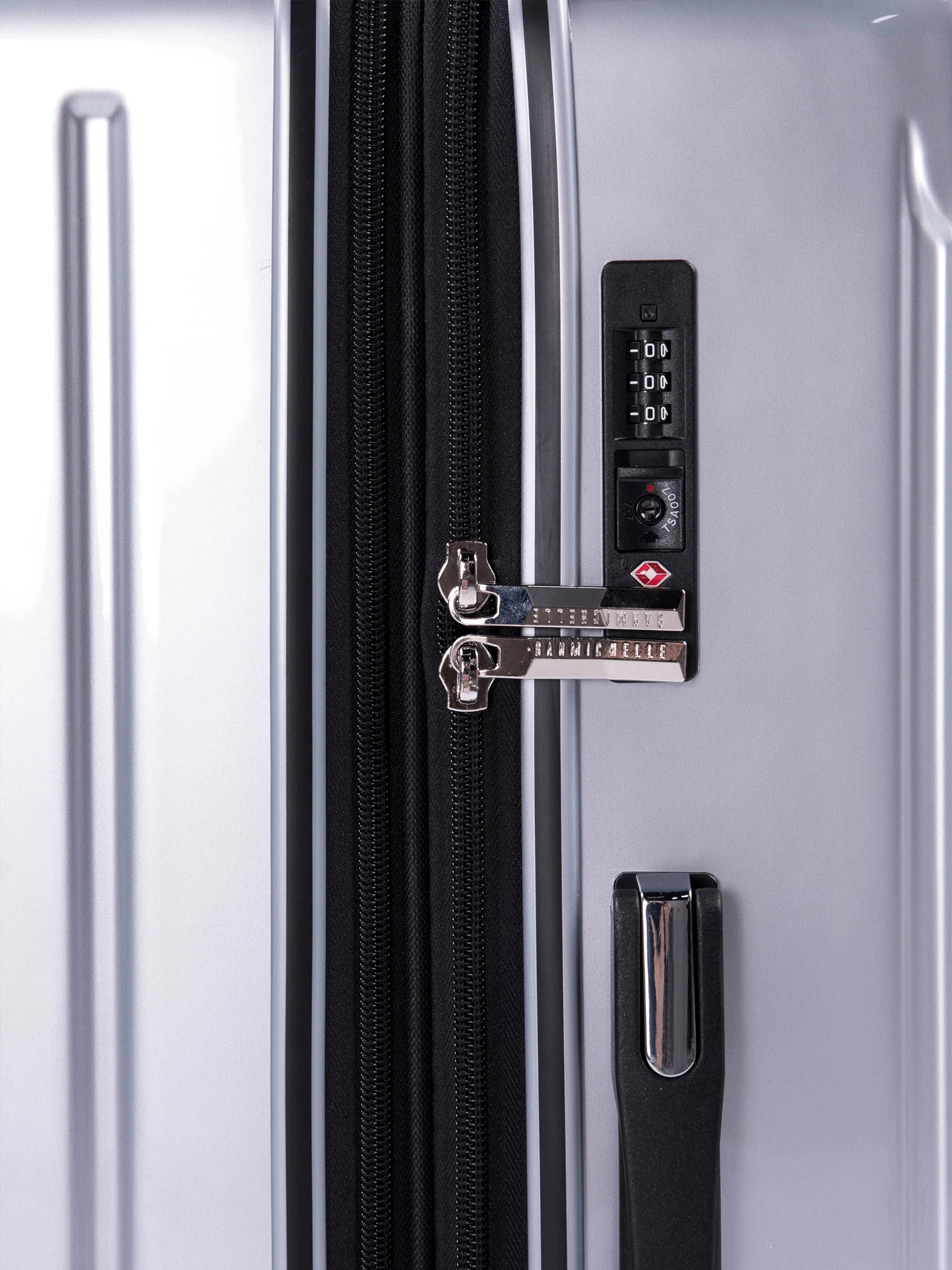 San Michelle Secure Adventurer 68cm Suitcase - Silver view 10