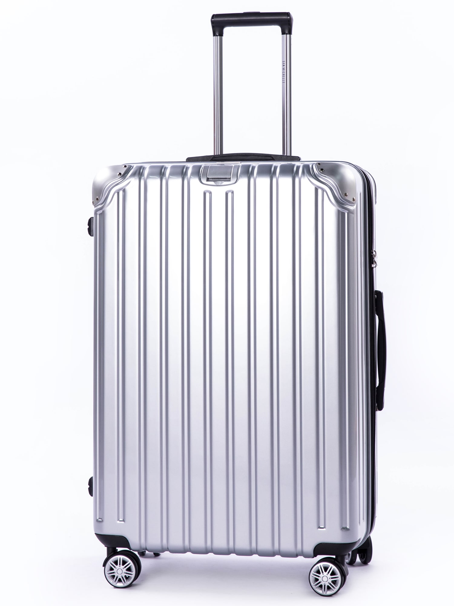 San Michelle Secure Adventurer 75cm Suitcase - Silver