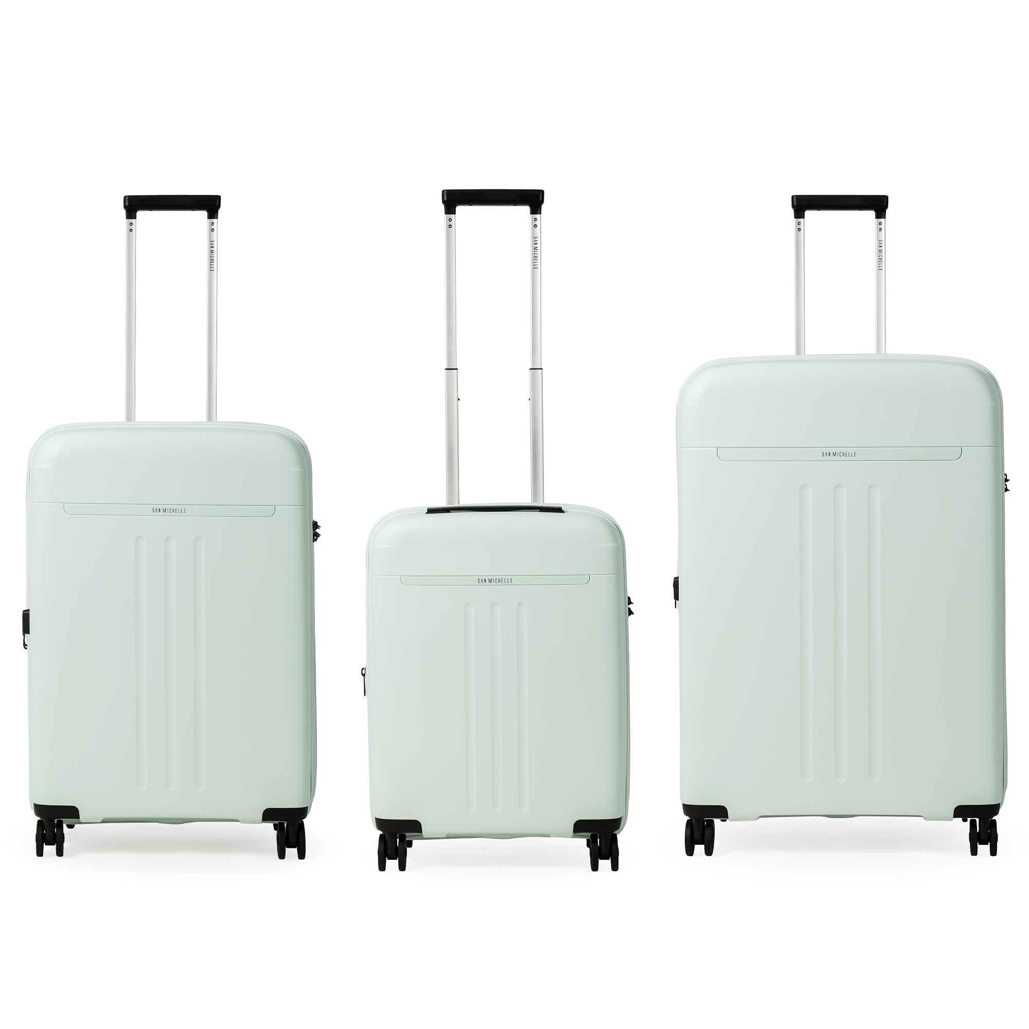 San Michelle Stride Pro Suitcase 66cm - Green view 3