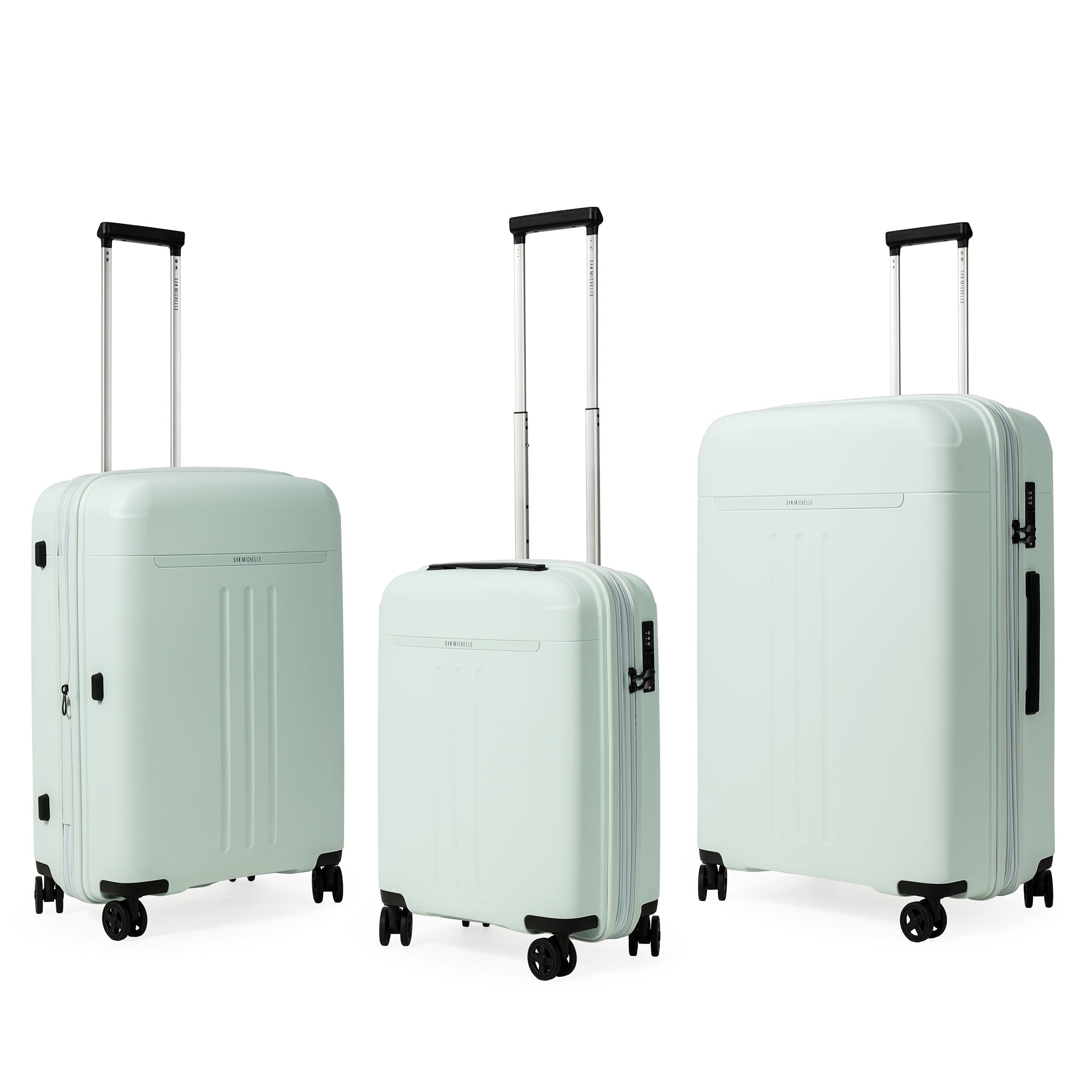 San Michelle Stride Pro Suitcase 66cm - Green view 4