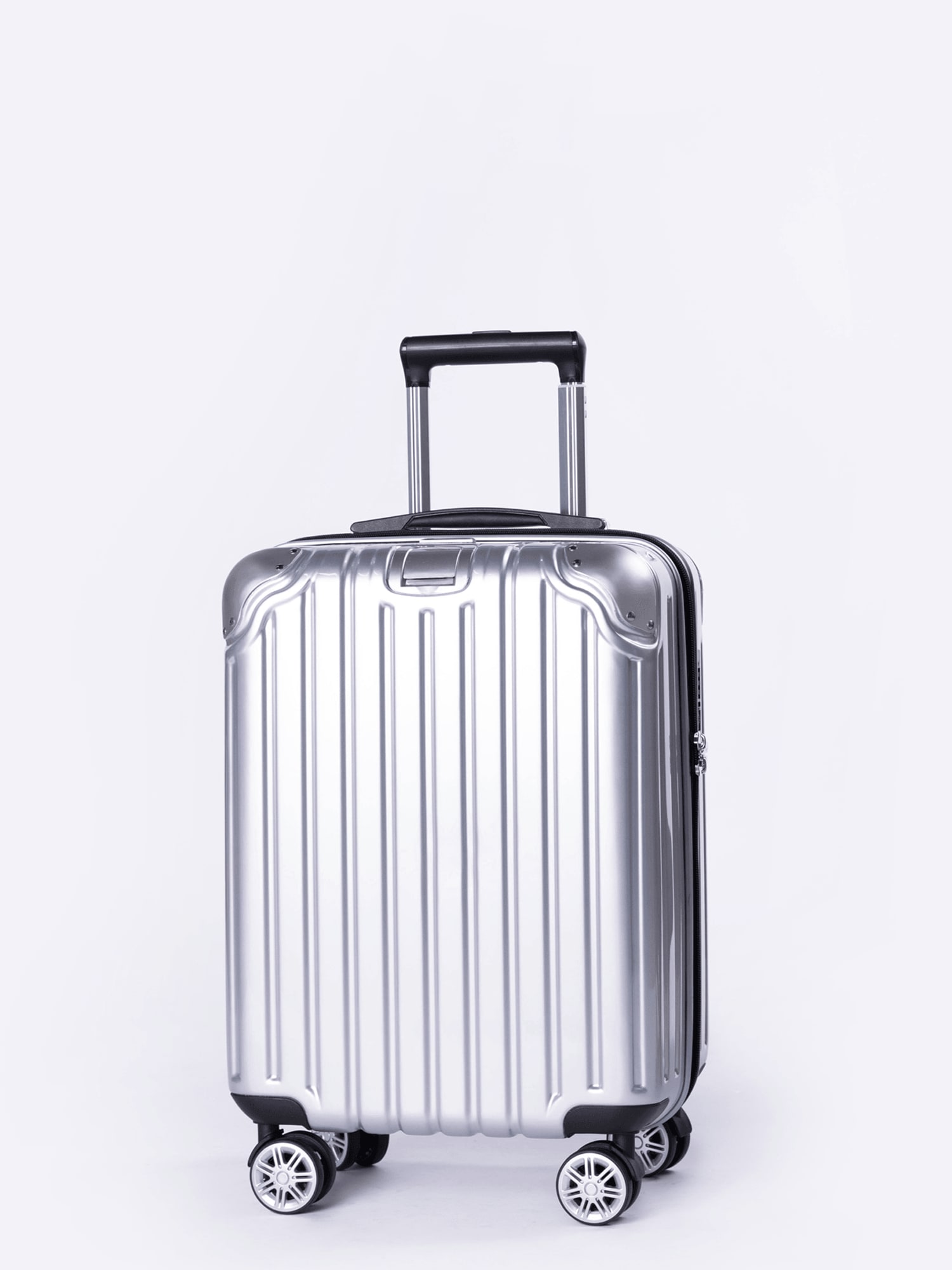 San Michelle Secure Adventurer 56cm Suitcase - Silver