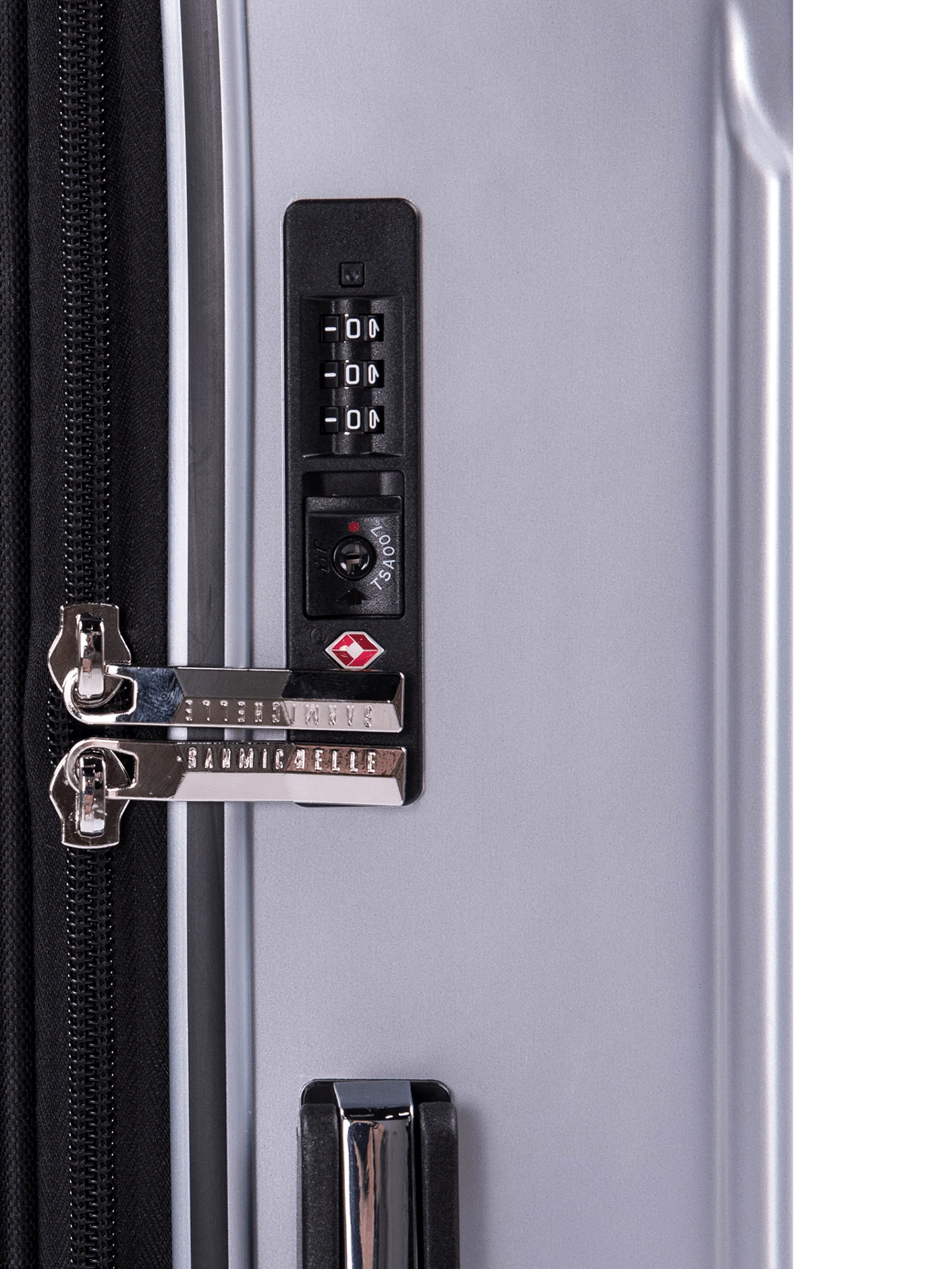 San Michelle Secure Adventurer 56cm Suitcase - Silver view 11