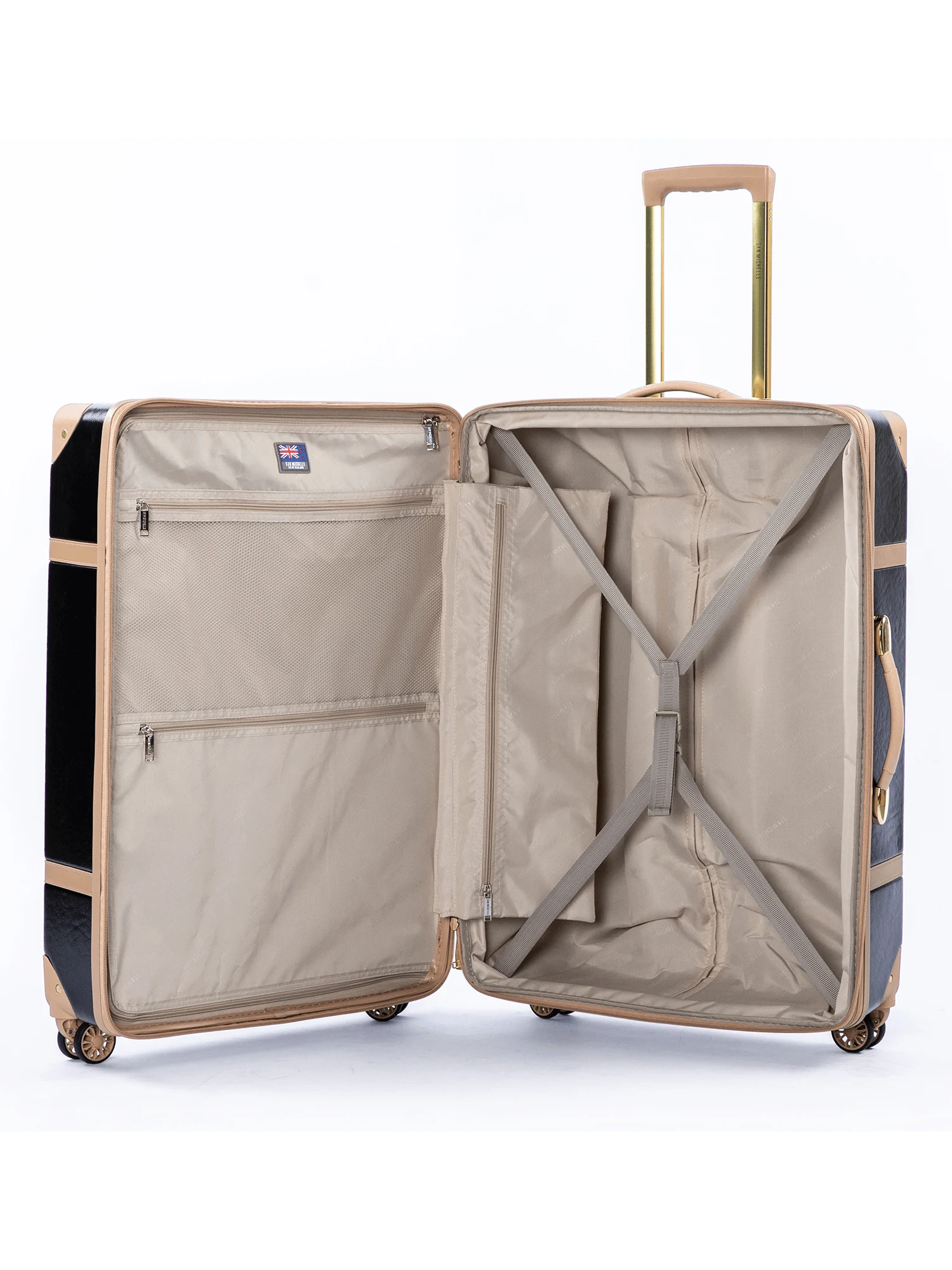 San Michelle Vintage Traveller 67cm Suitcase - Black view 11