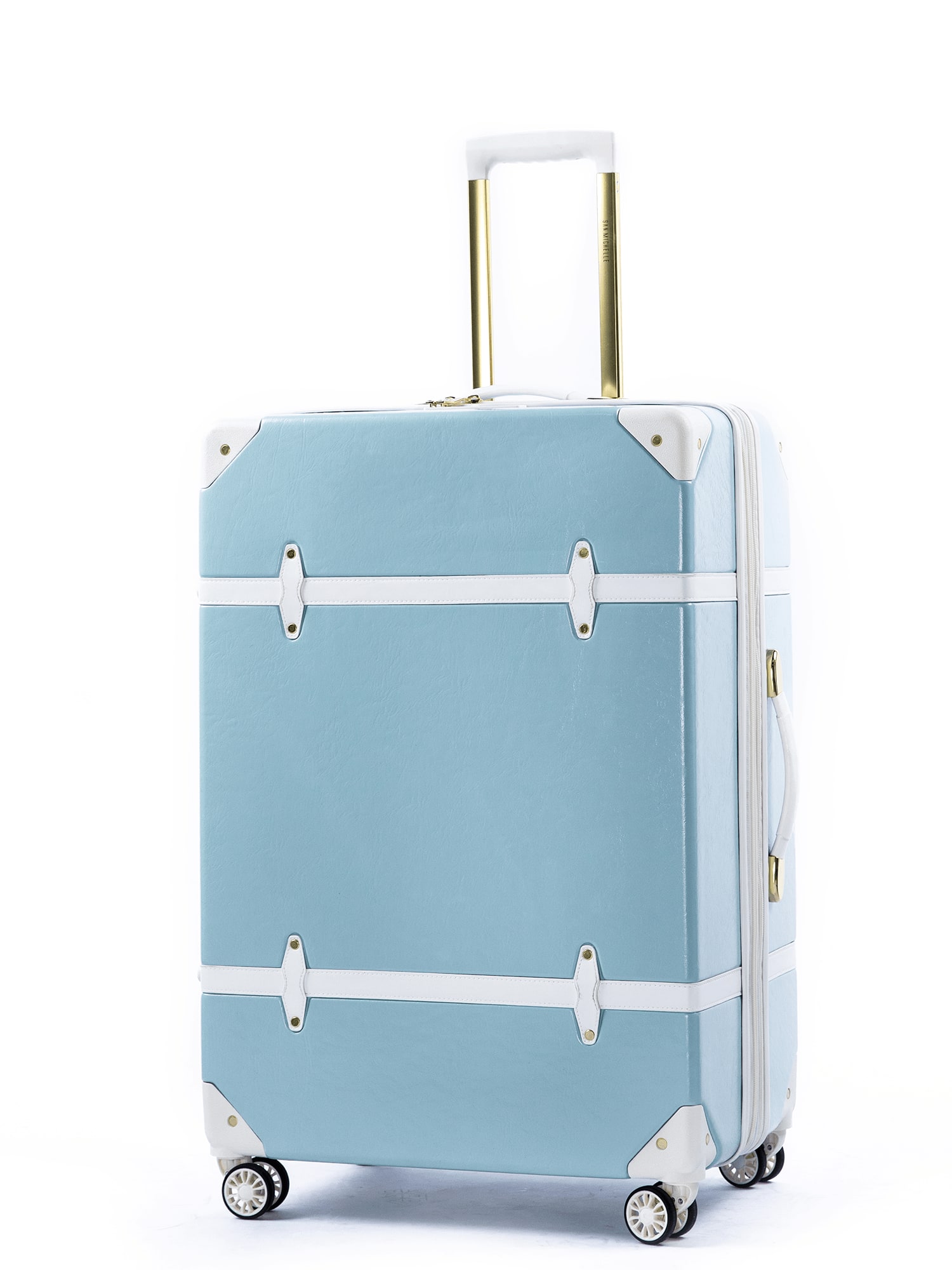 San Michelle Vintage Traveller 77cm Suitcase - Blue