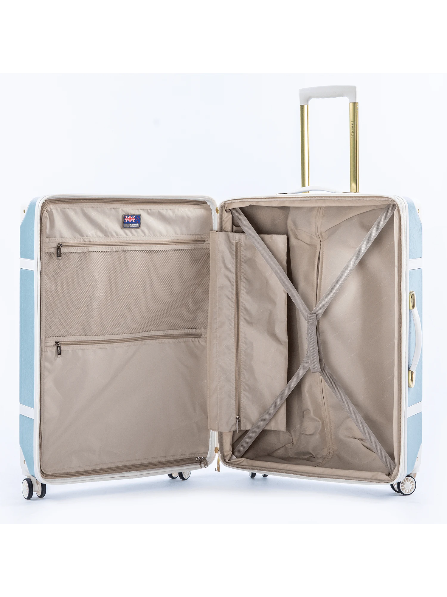 San Michelle Vintage Traveller 77cm Suitcase - Blue view 11