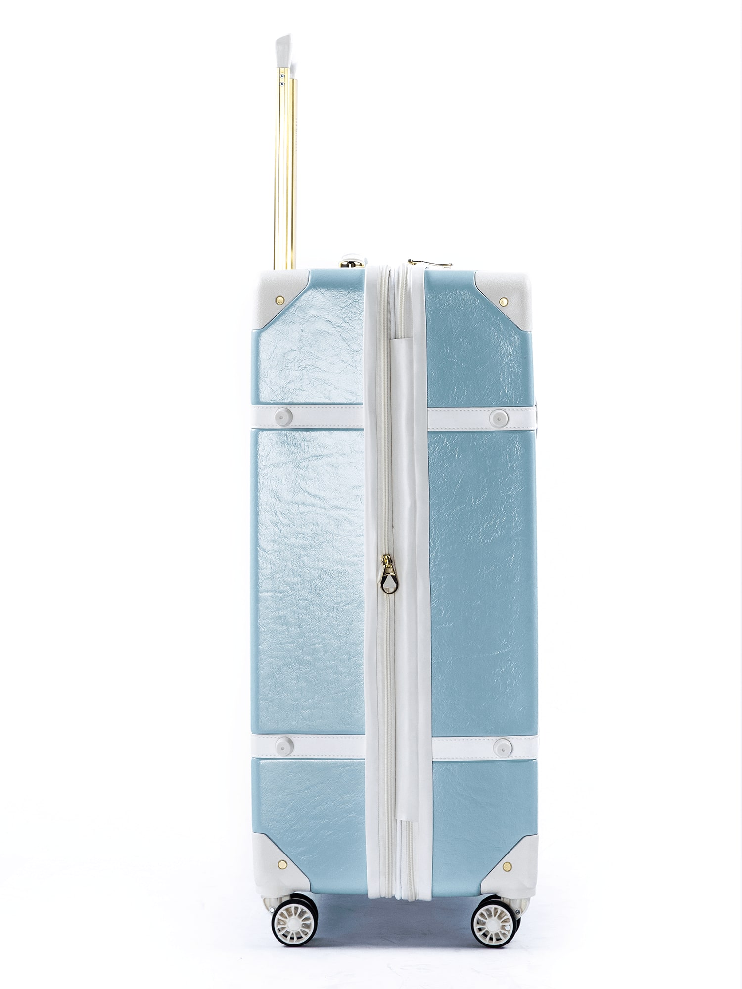 San Michelle Vintage Traveller 77cm Suitcase - Blue view 3