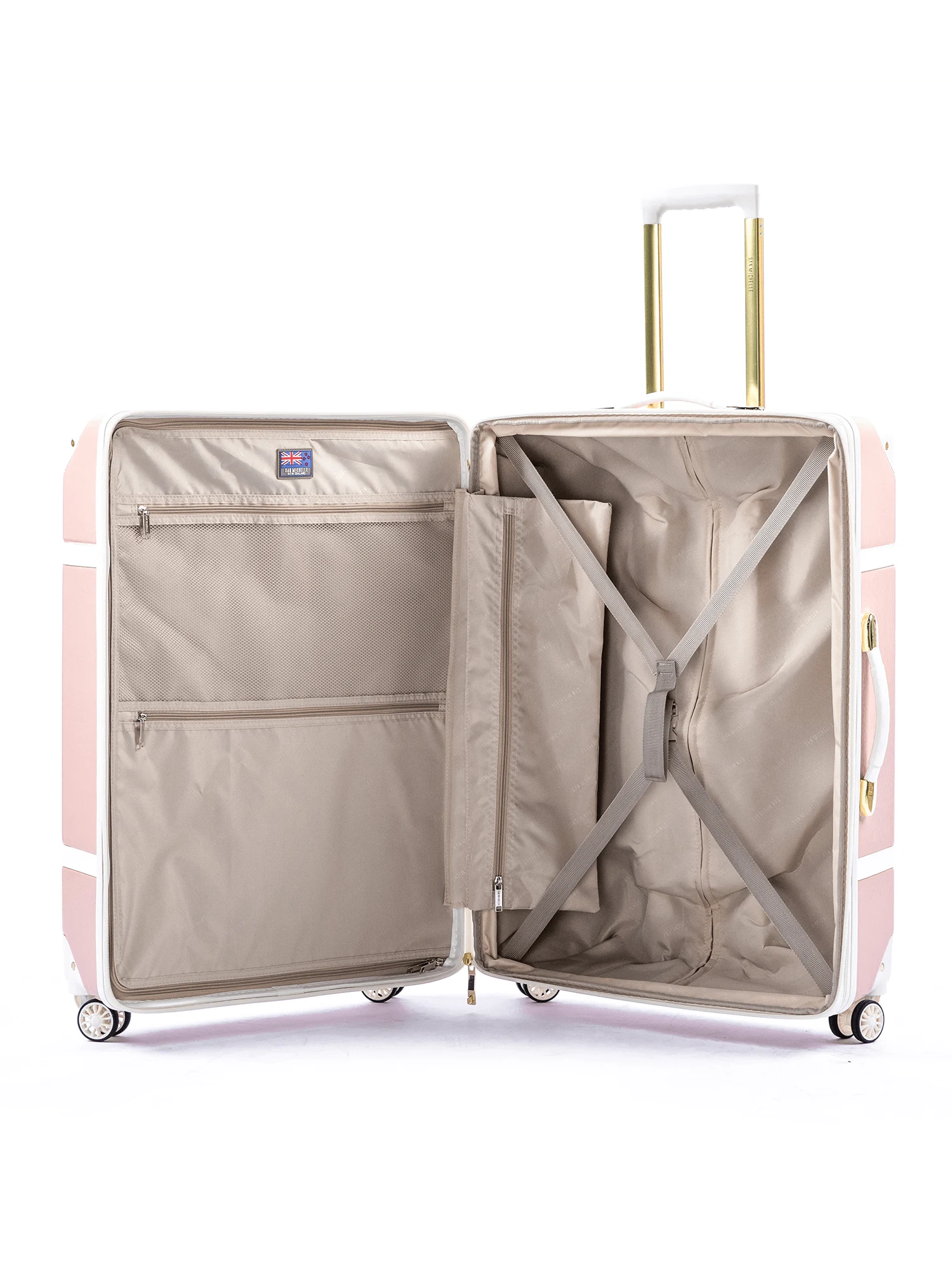San Michelle Vintage Traveller 77cm Suitcase - Pink view 6