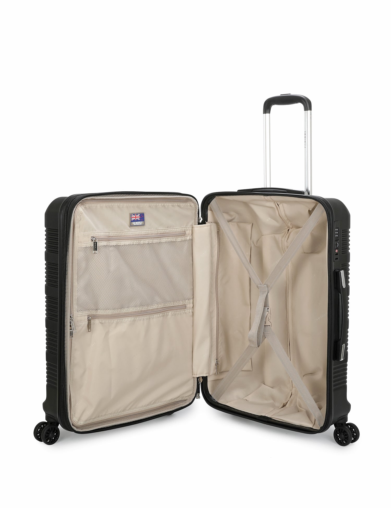 San Michelle Voyager Pro 67cm Suitcase - Black view 3