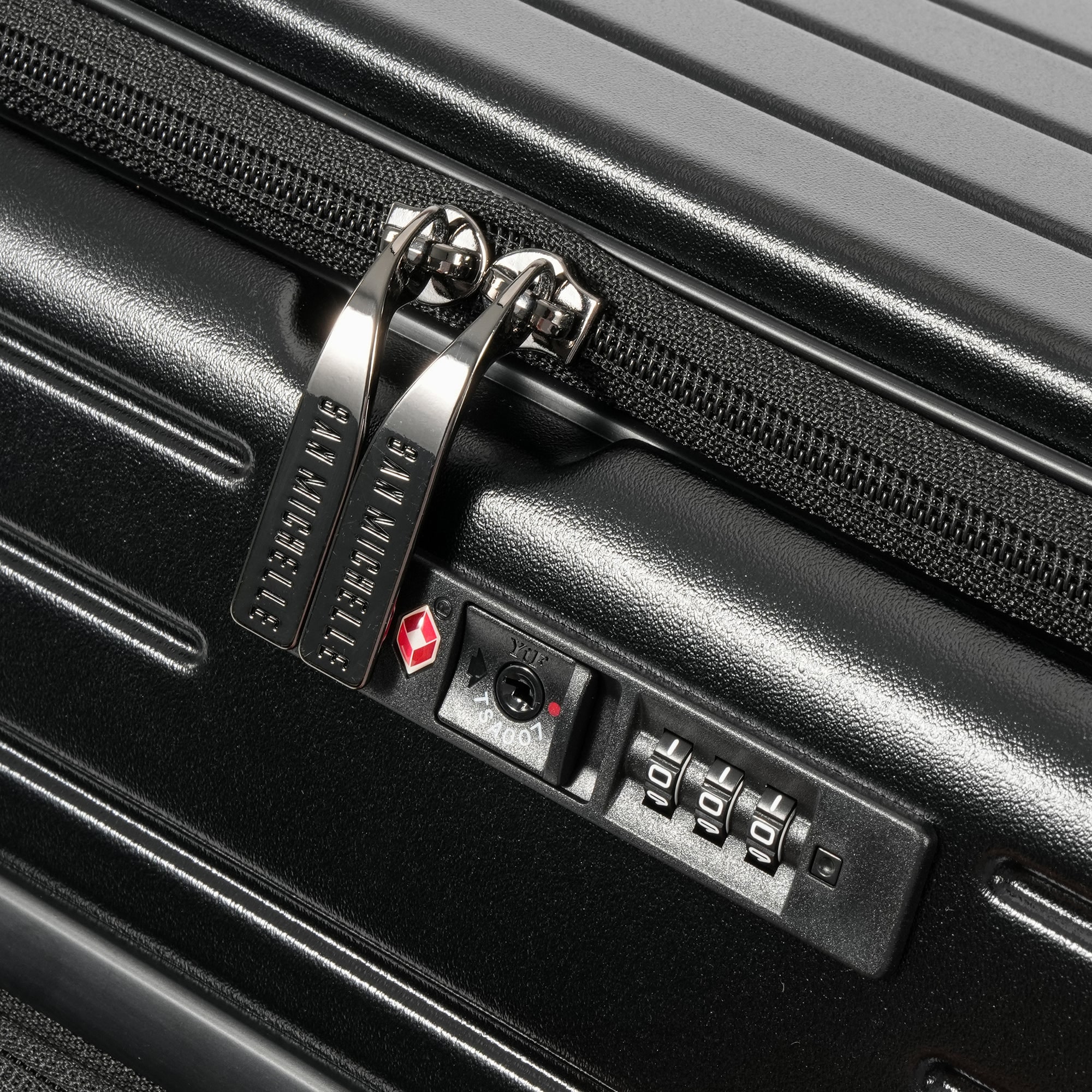 San Michelle Wayfarer Front-Open Suitcase 67cm - Black view 11