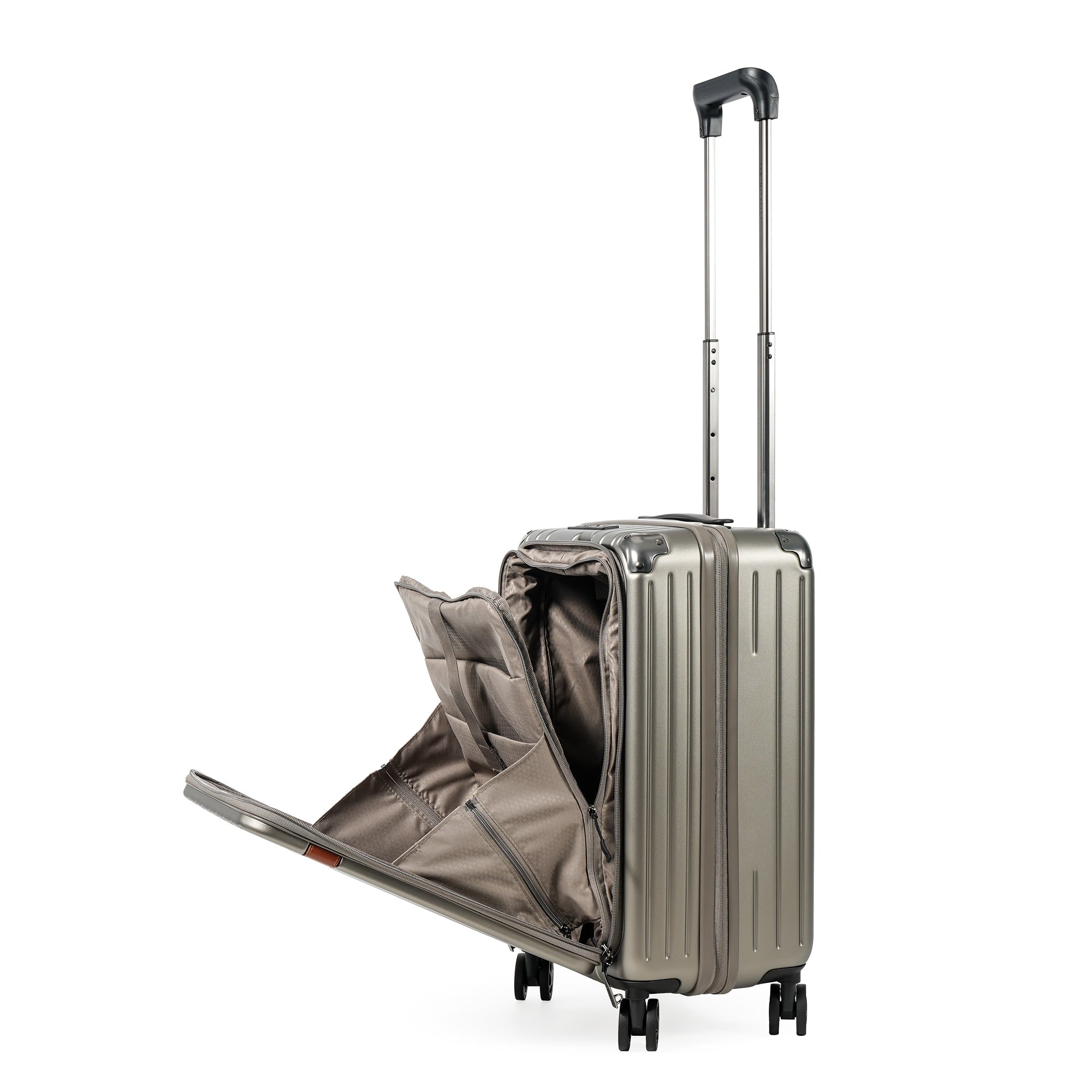 San Michelle Wayfarer Front-Open Suitcase 56cm - Champagne view 3