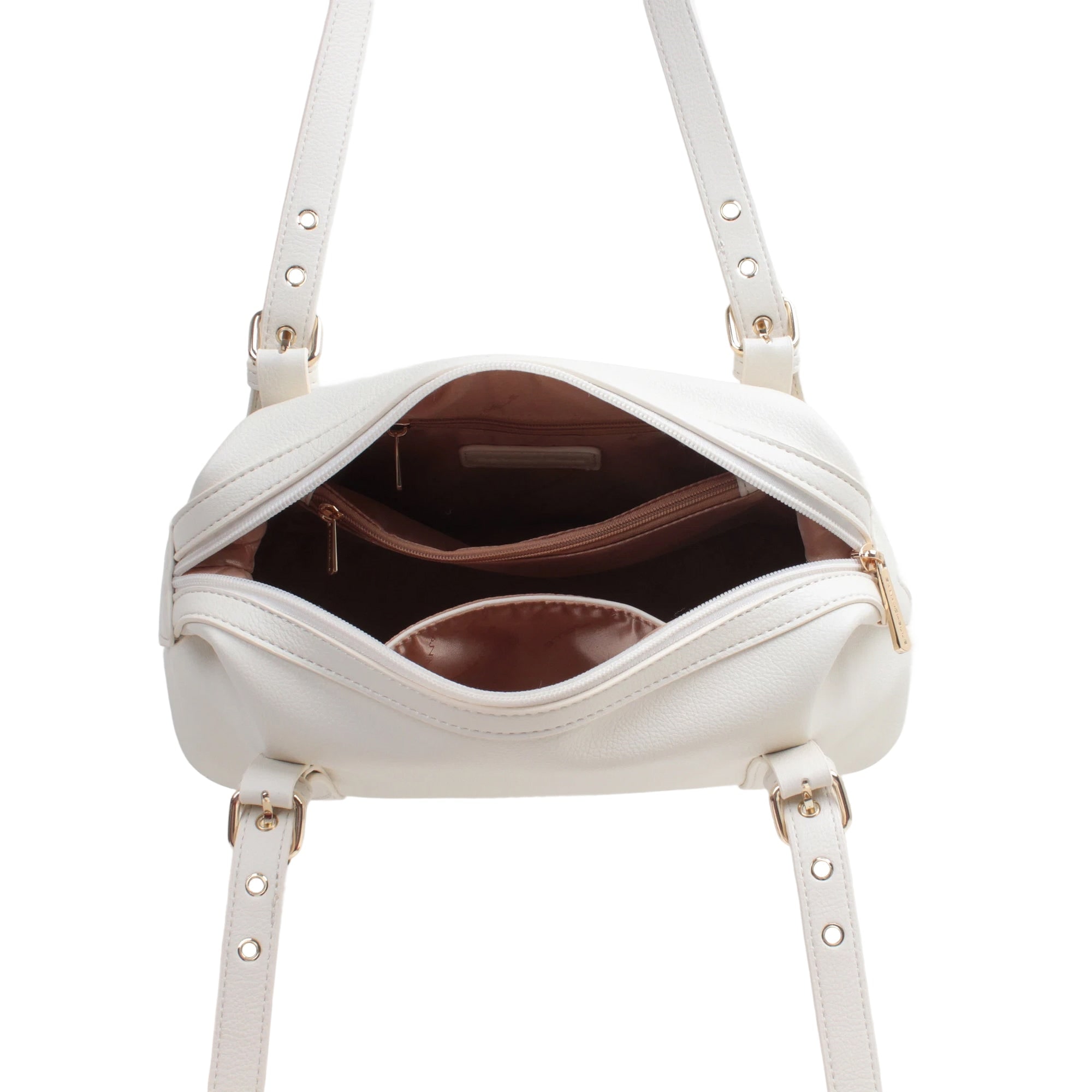 Sarah Shoulder Bag - Beige view 3