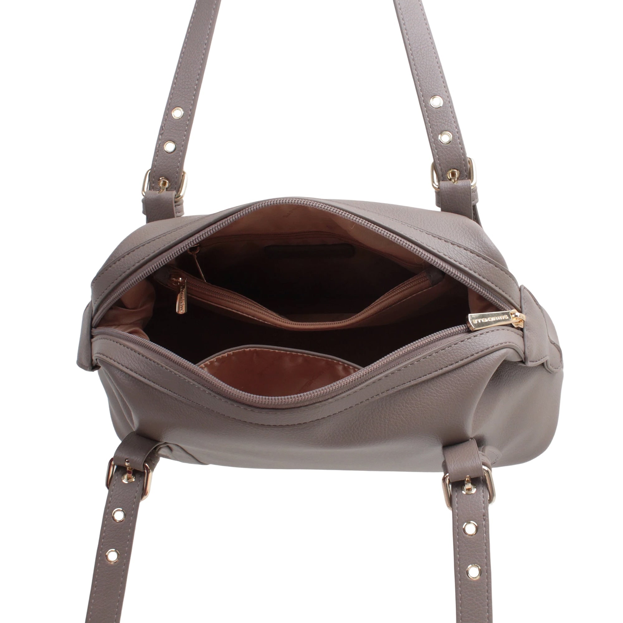 Sarah Shoulder Bag - Taupe view 3