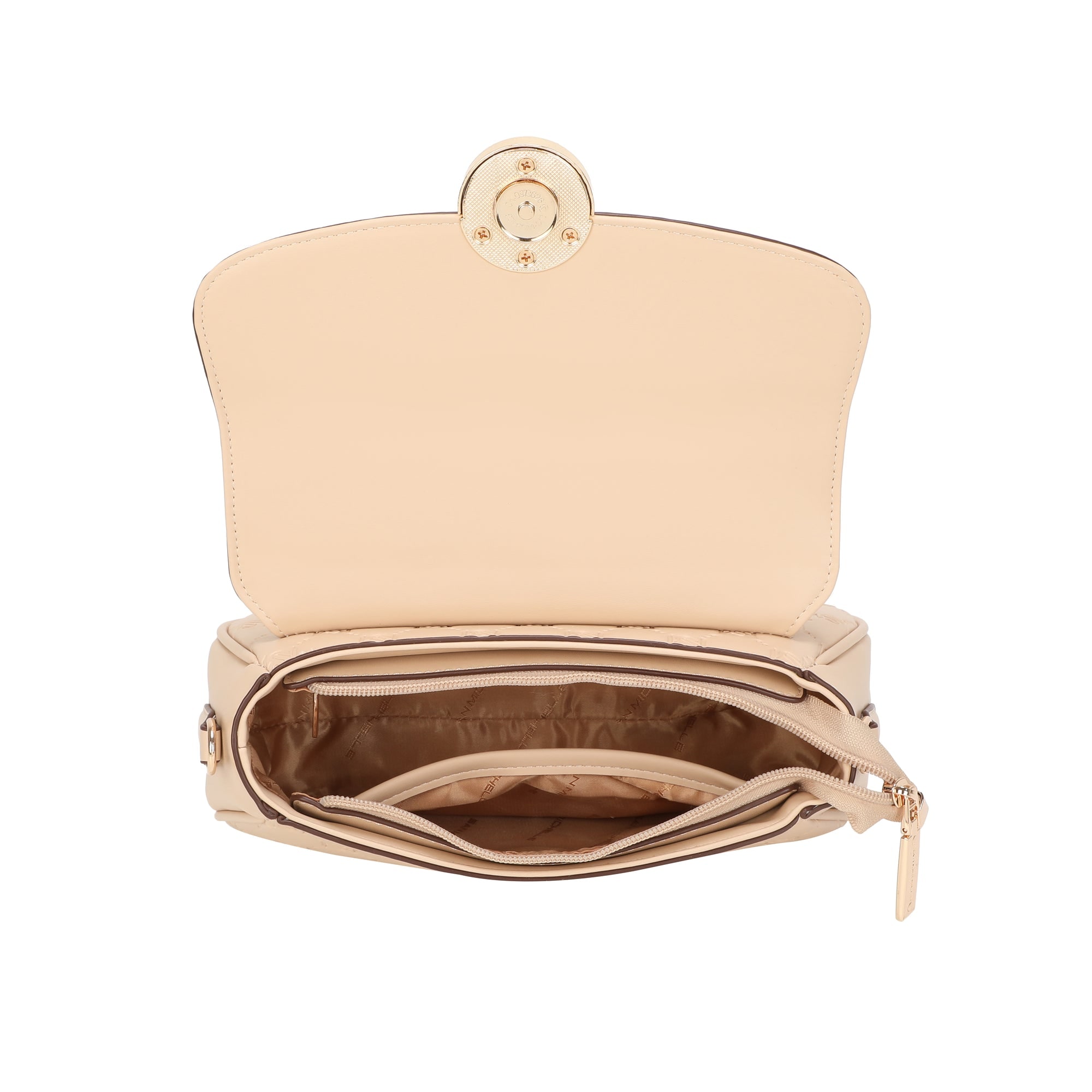 Sofia Baguette Bag - Pale Apricot view 4