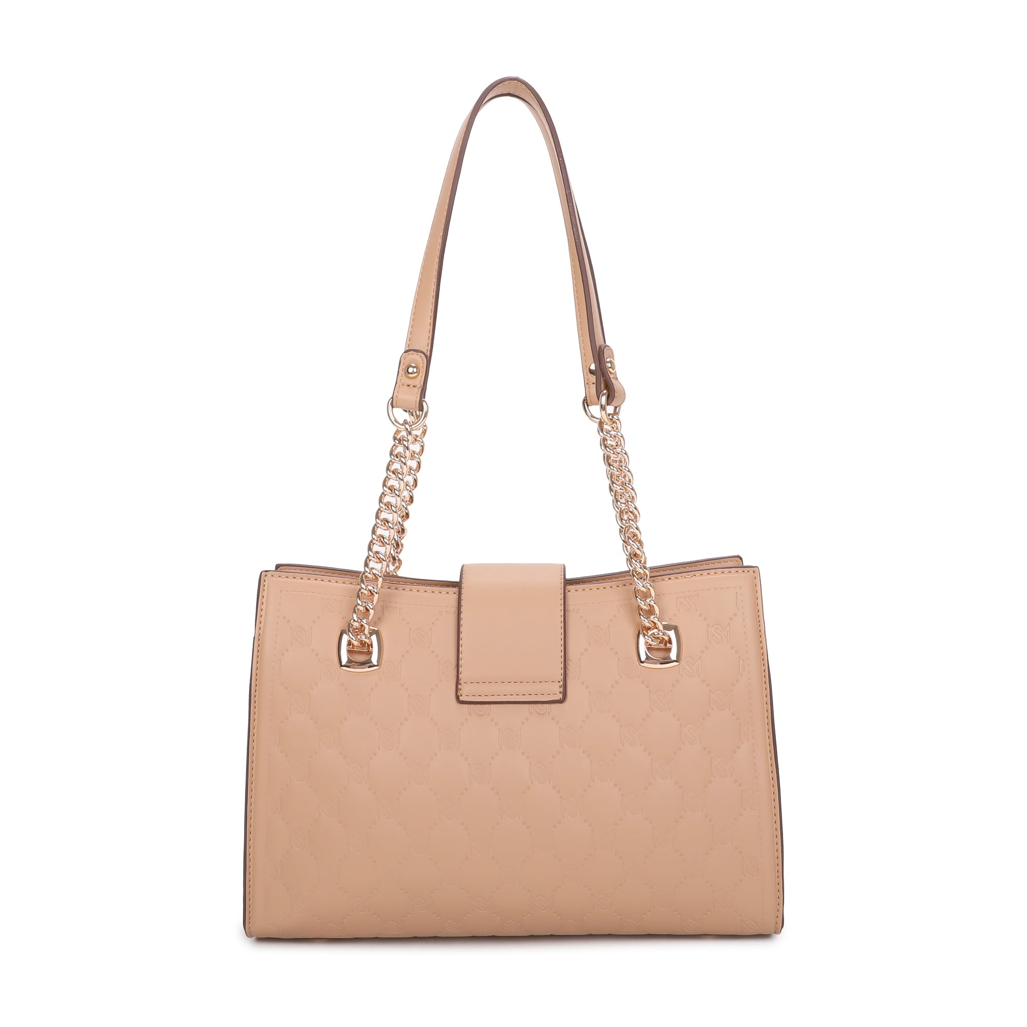 Sofia Chained Tote Bag - Camel view 3