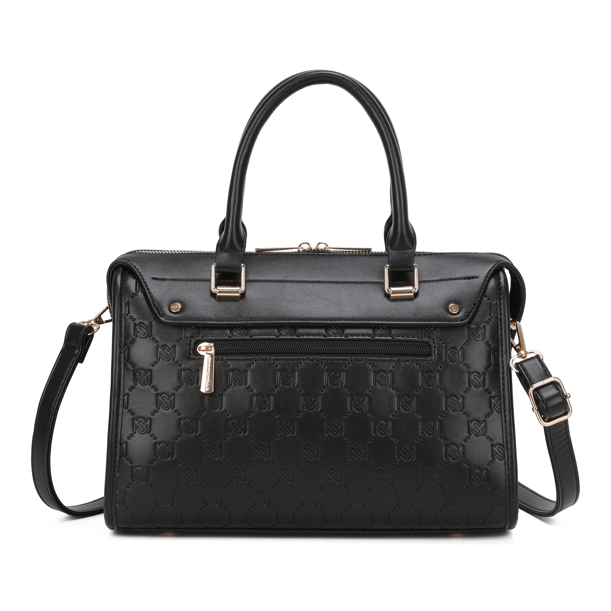 Sofia Satchel Bag - Black view 3