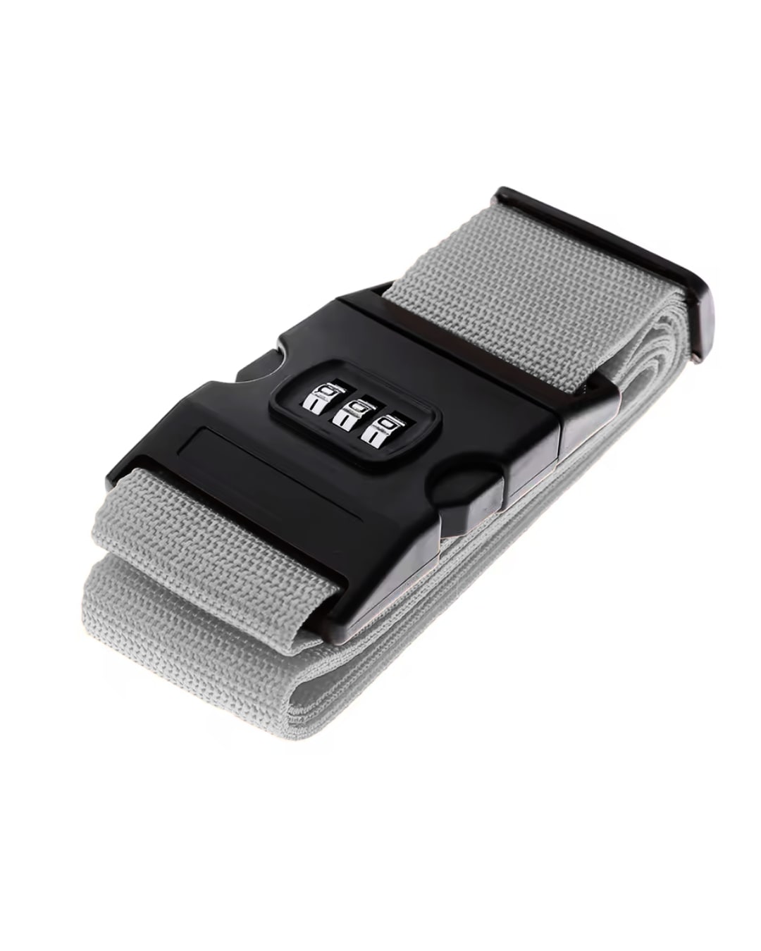 Suitcase Belt with Number Lock - Grey