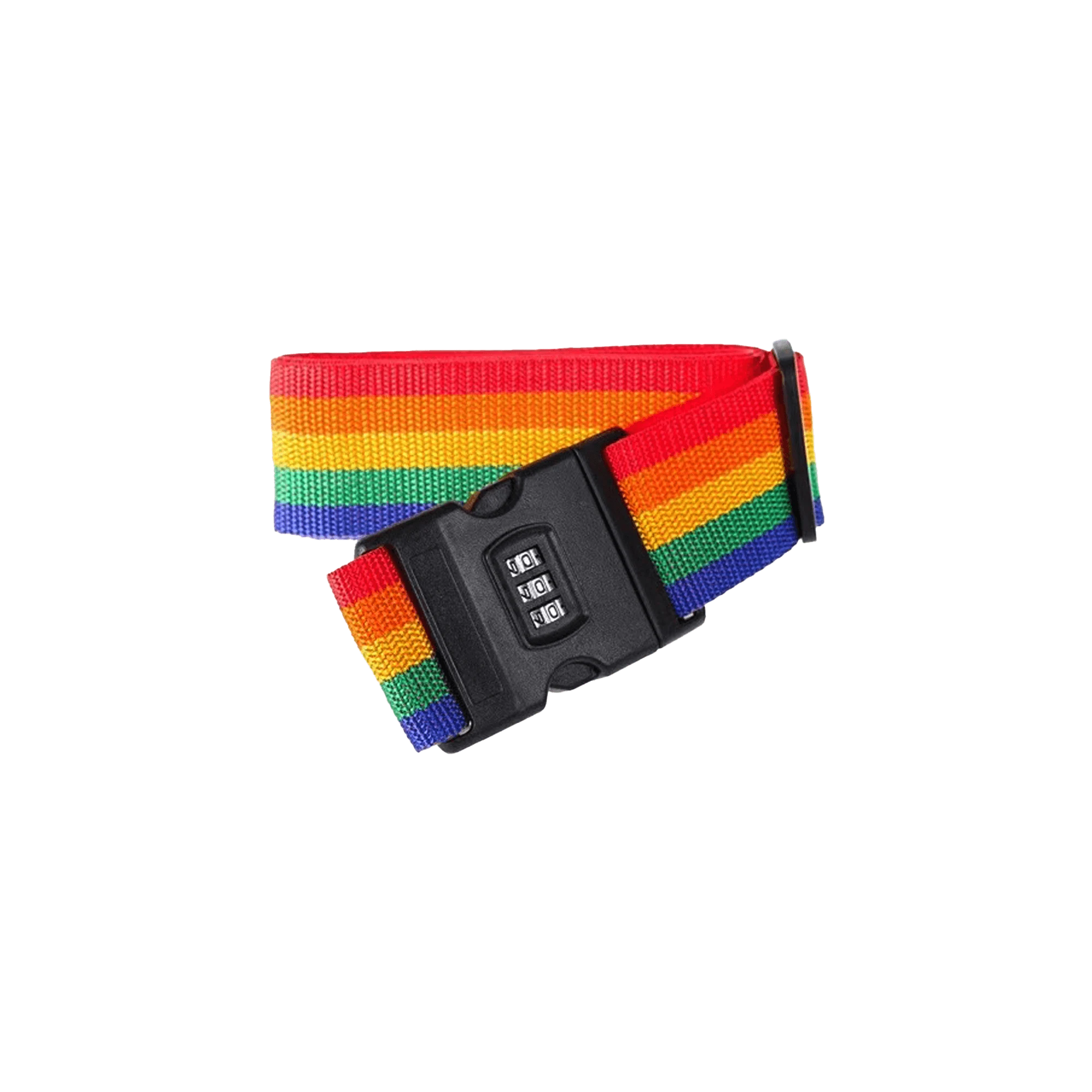 Suitcase Belt with Number Lock - Rainbow