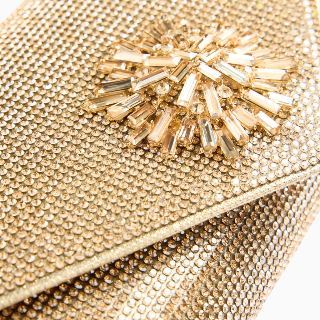 Tara Clutch Bag - Gold view 3