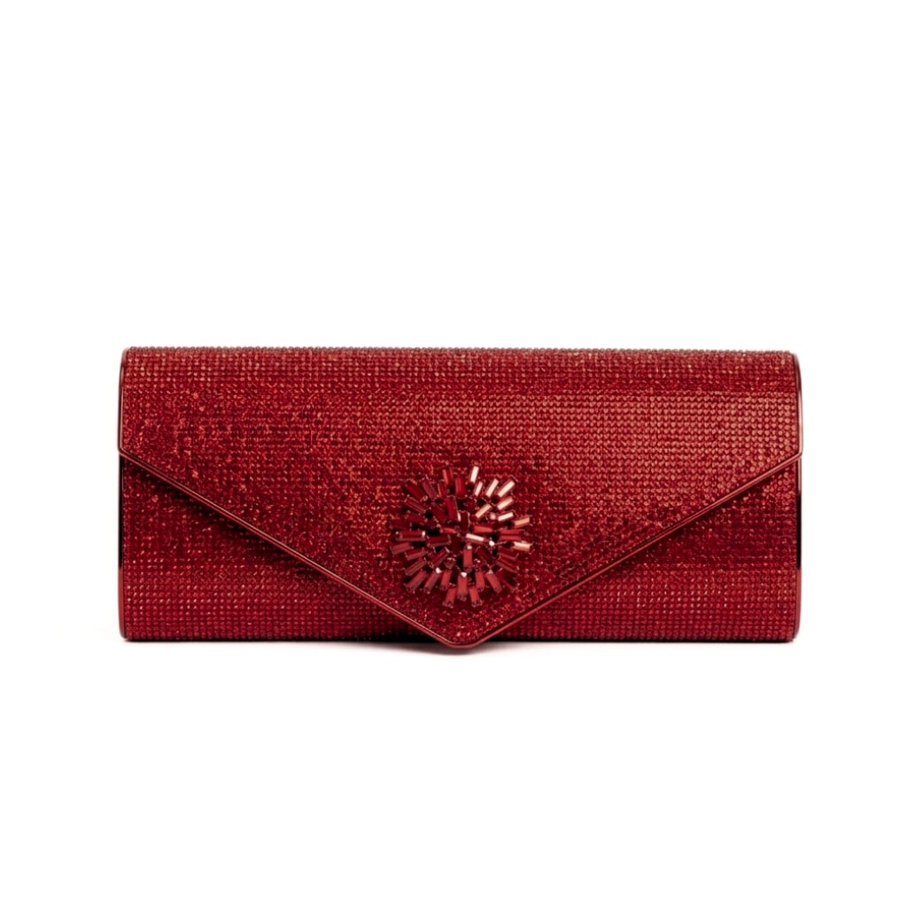 Tara Clutch Bag - Red
