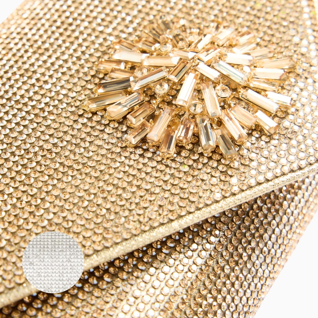 Tara Clutch Bag - Silver view 3