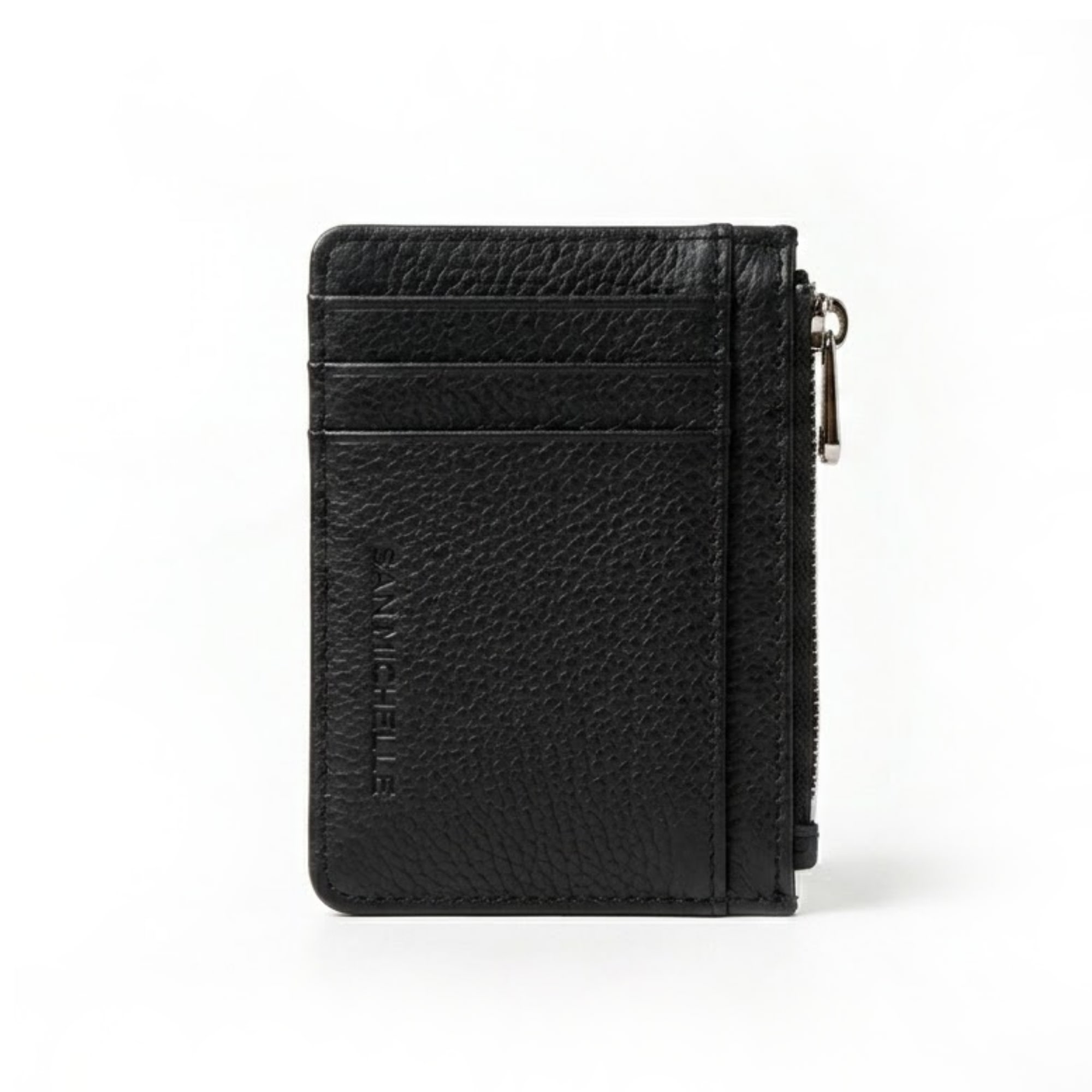 Tori Leather Card Holder - Black