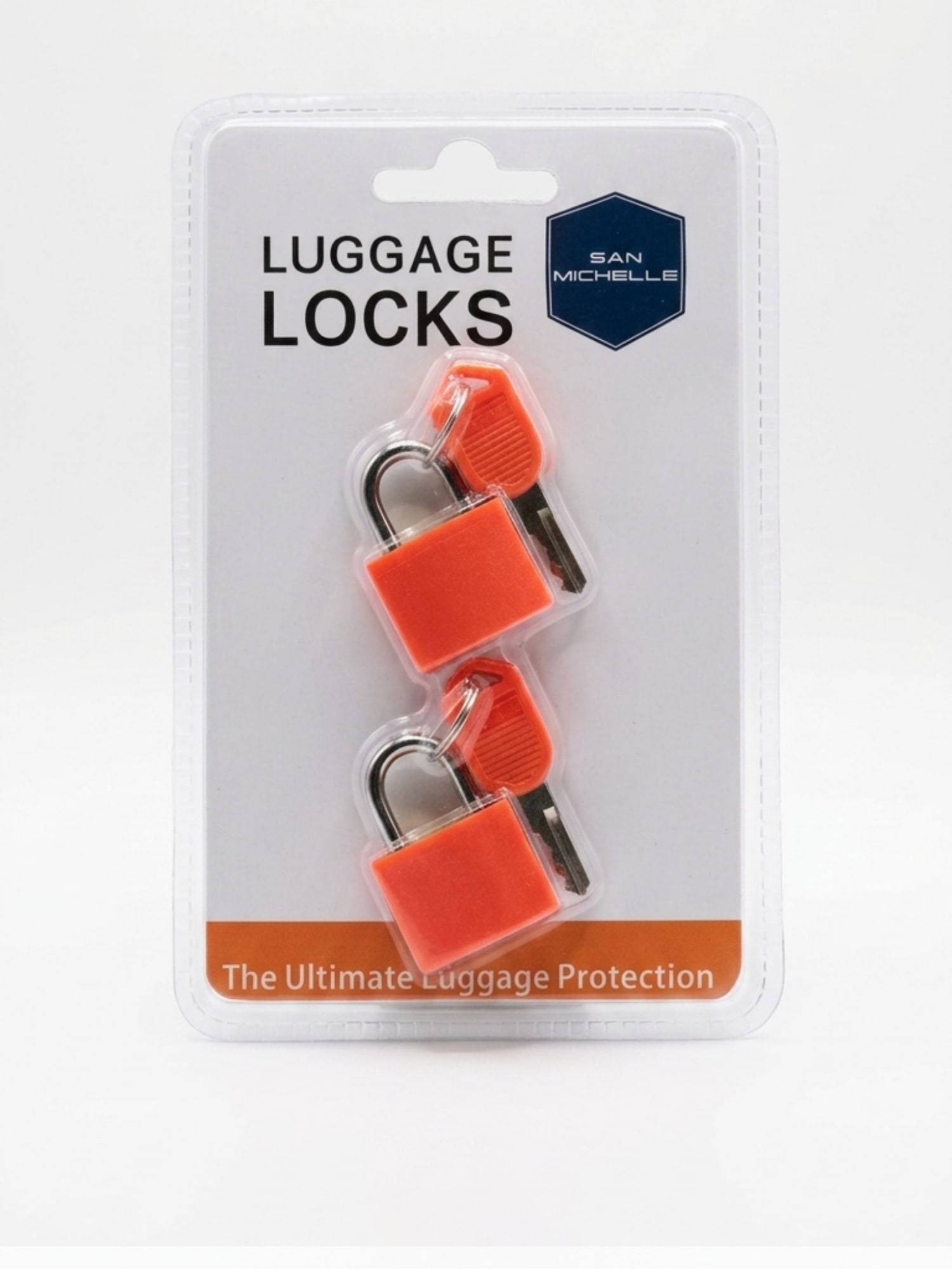 Travel Lock - Pack of 2 - Orange