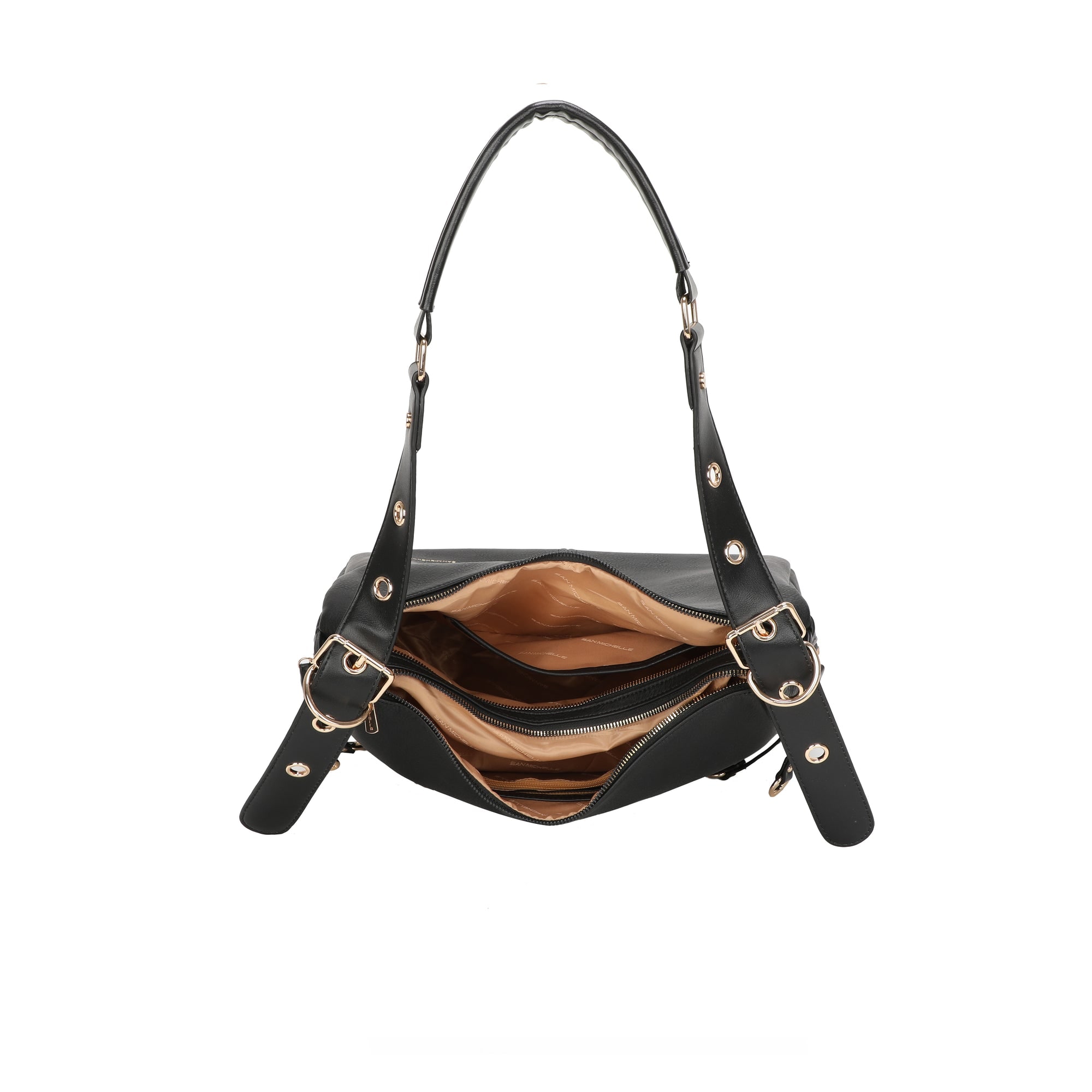 Vanessa Hobo Bag - Black view 4