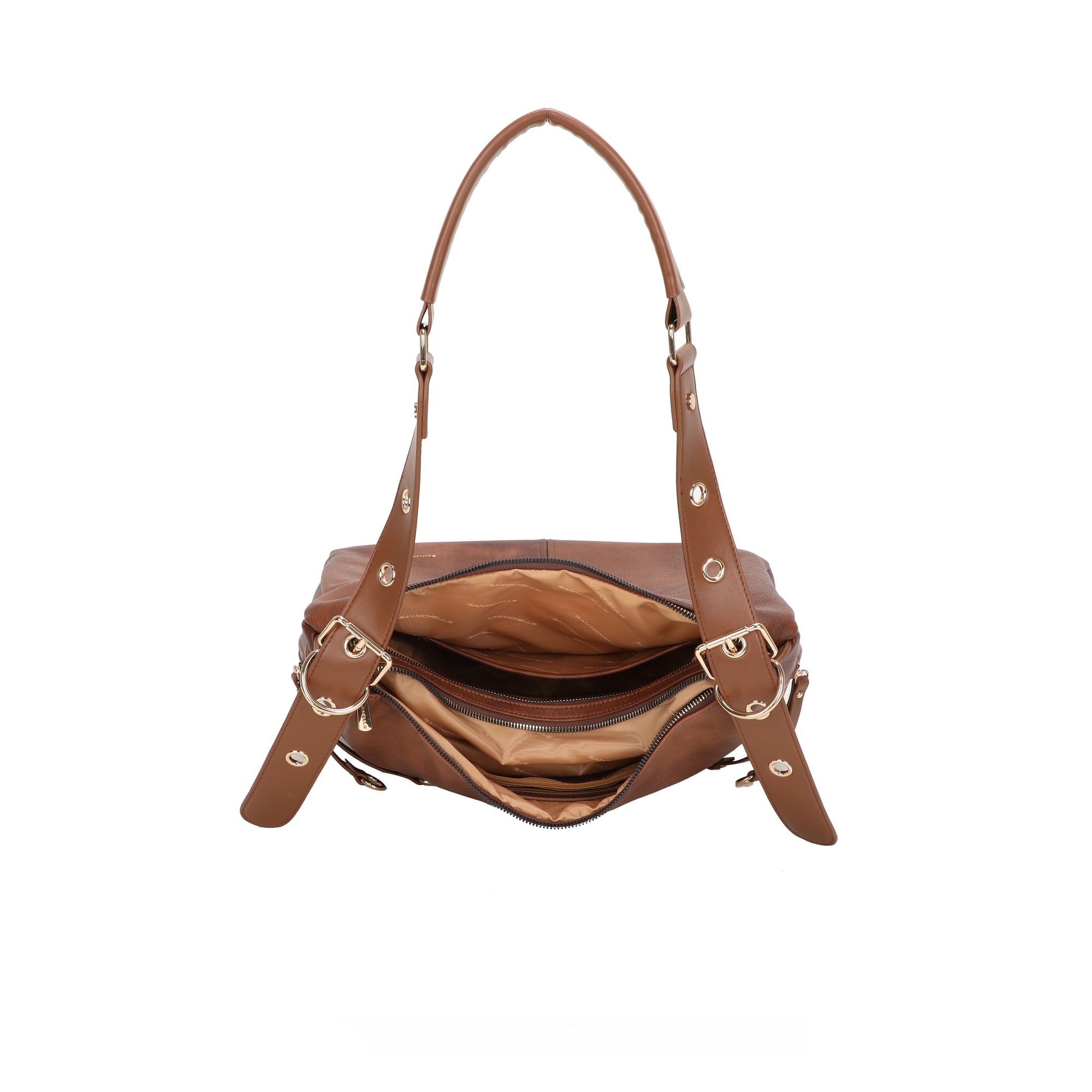 Vanessa Hobo Bag - Brown view 4