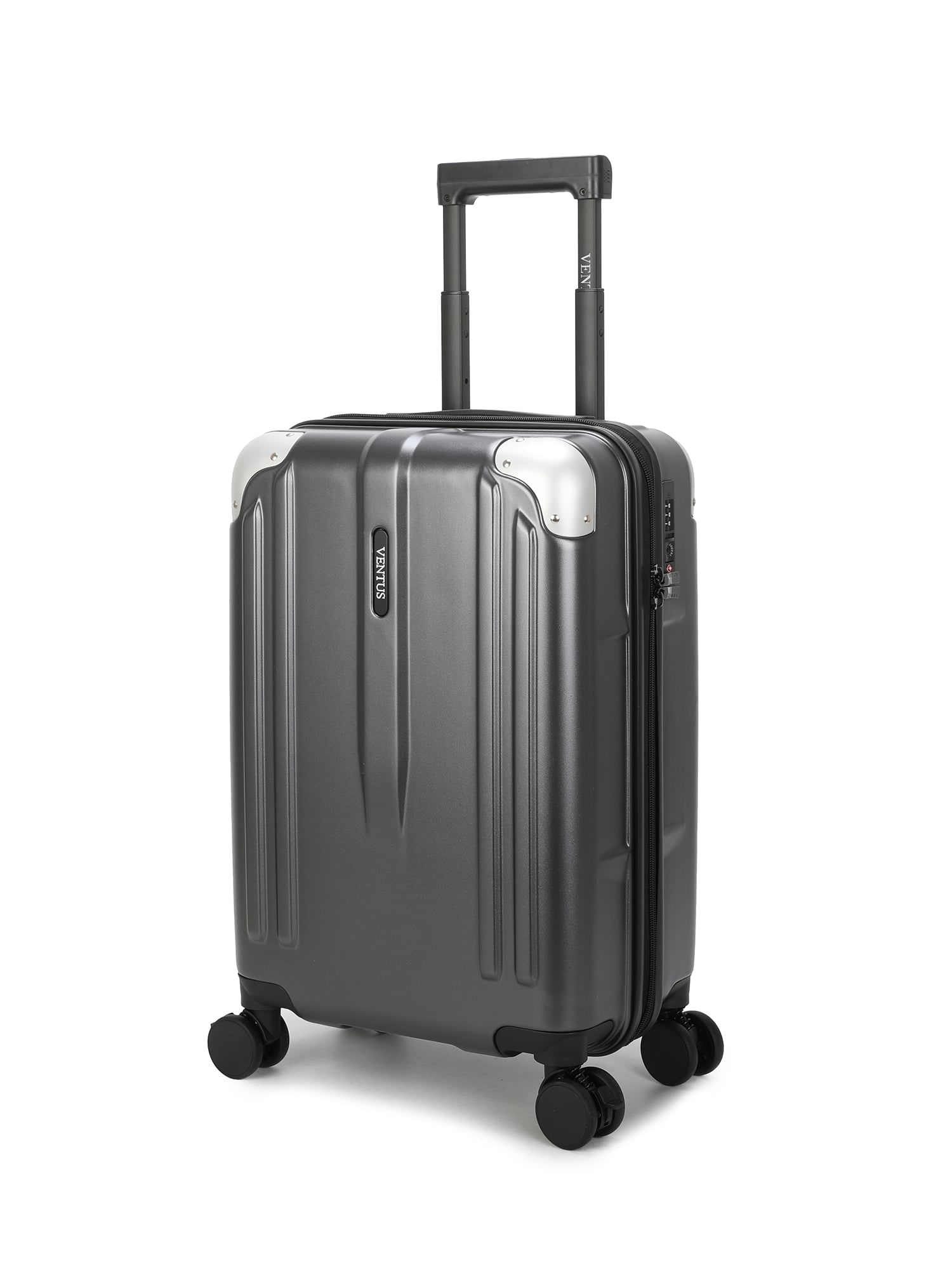 Ventus Secure Traveller 55cm Suitcase - Grey
