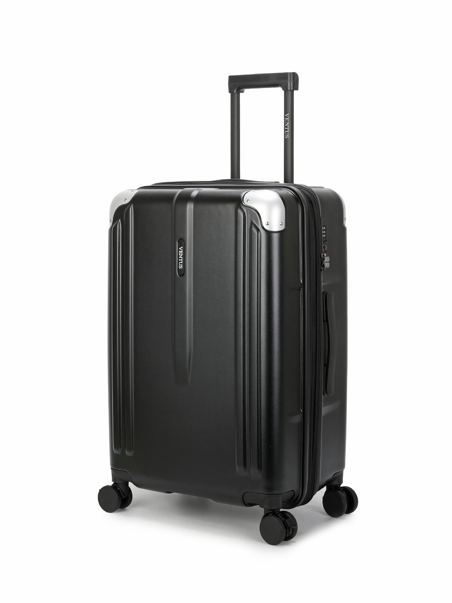 Ventus Secure Traveller 66cm Suitcase - Black