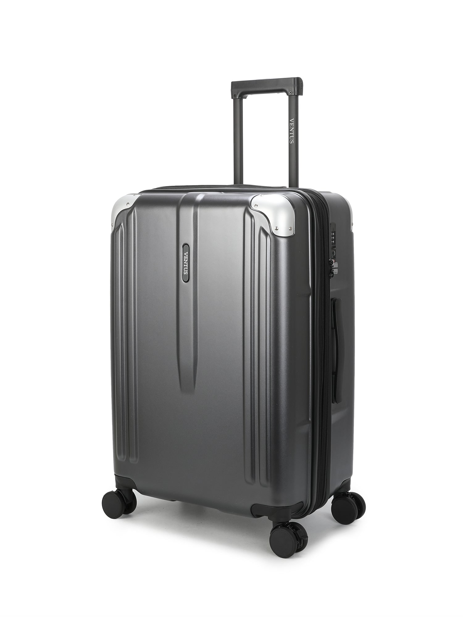 Ventus Secure Traveller 66cm Suitcase - Grey