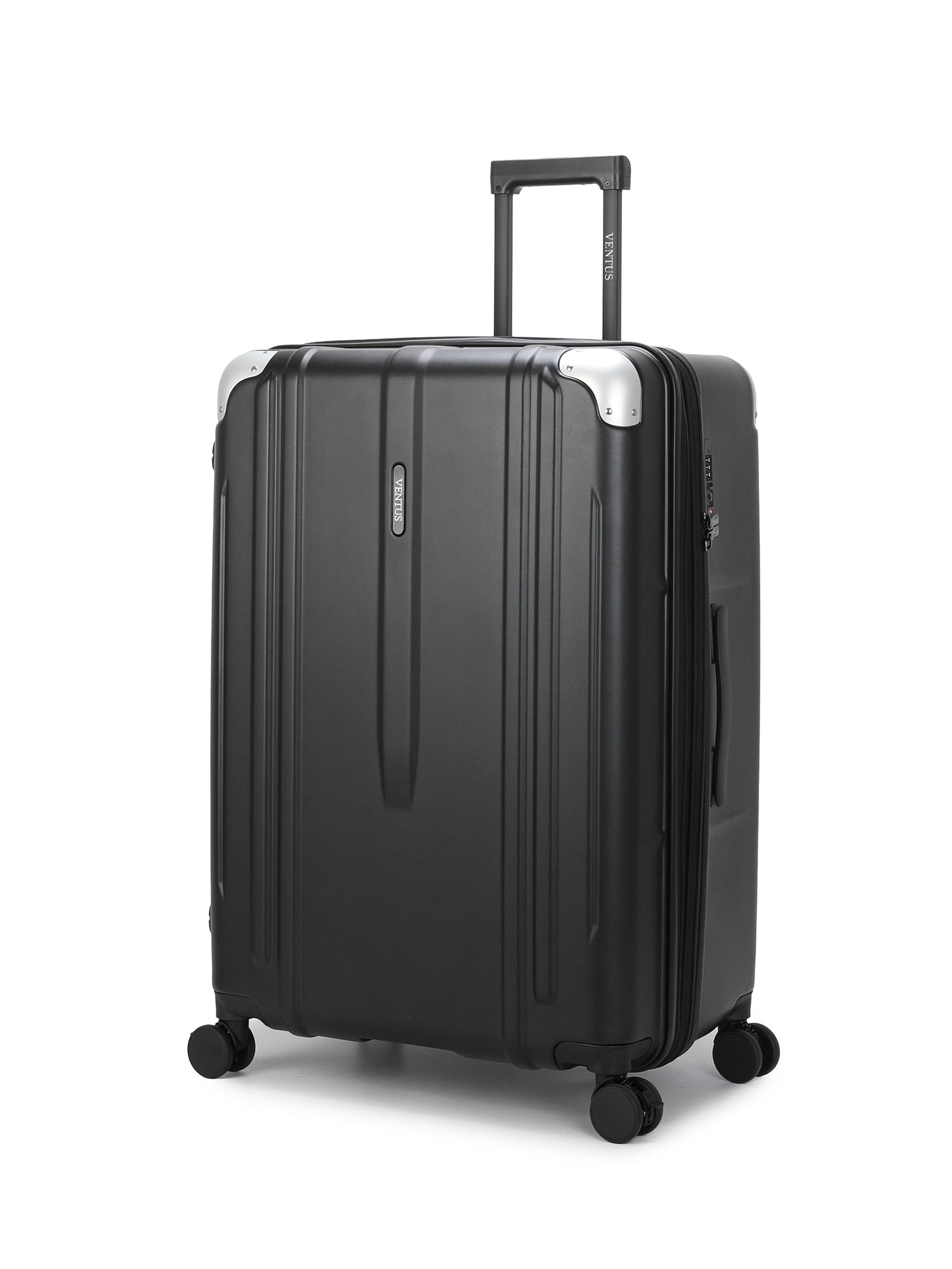 Ventus Secure Traveller 76cm Suitcase - Black
