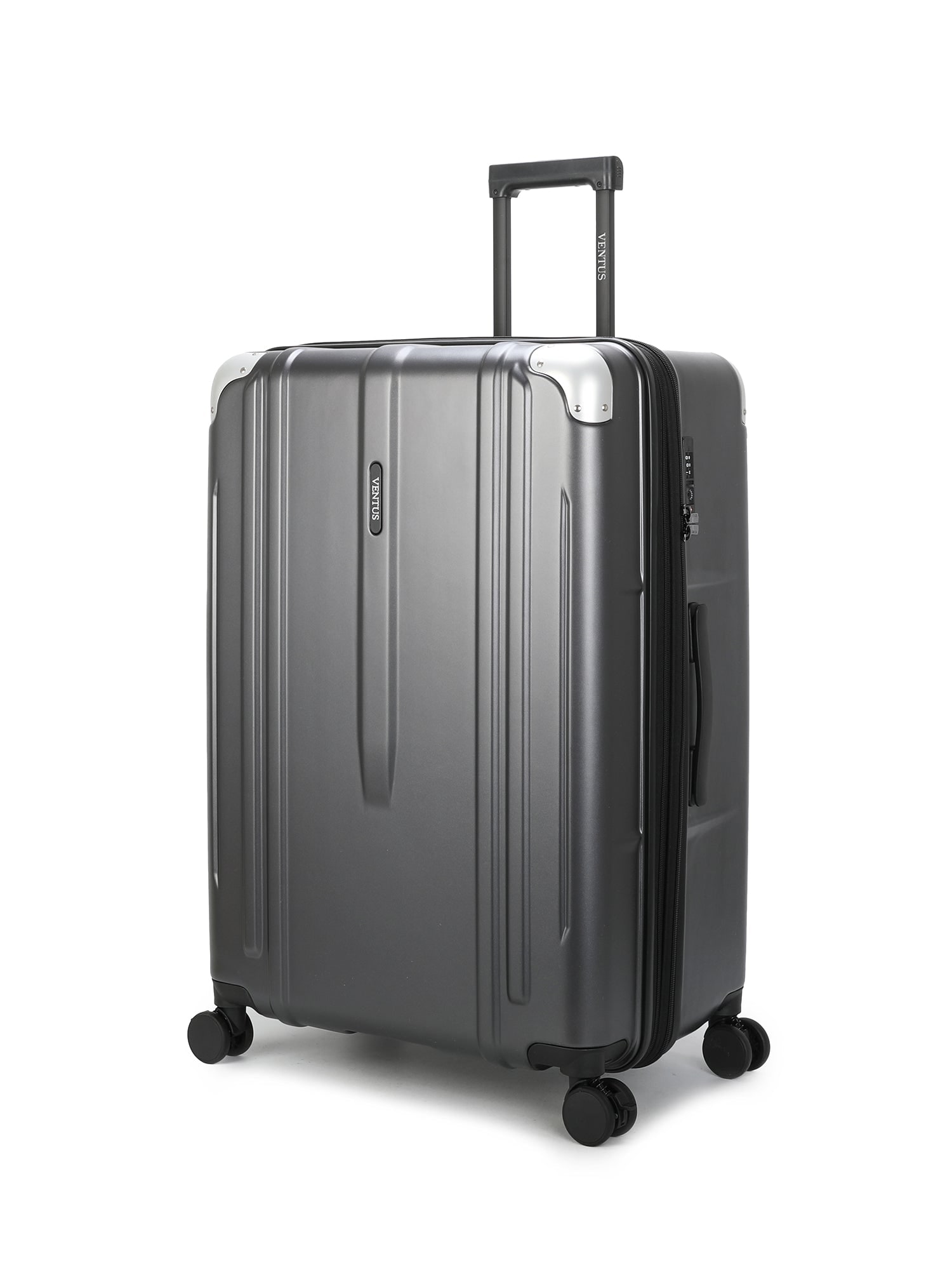 Ventus Secure Traveller 76cm Suitcase - Grey