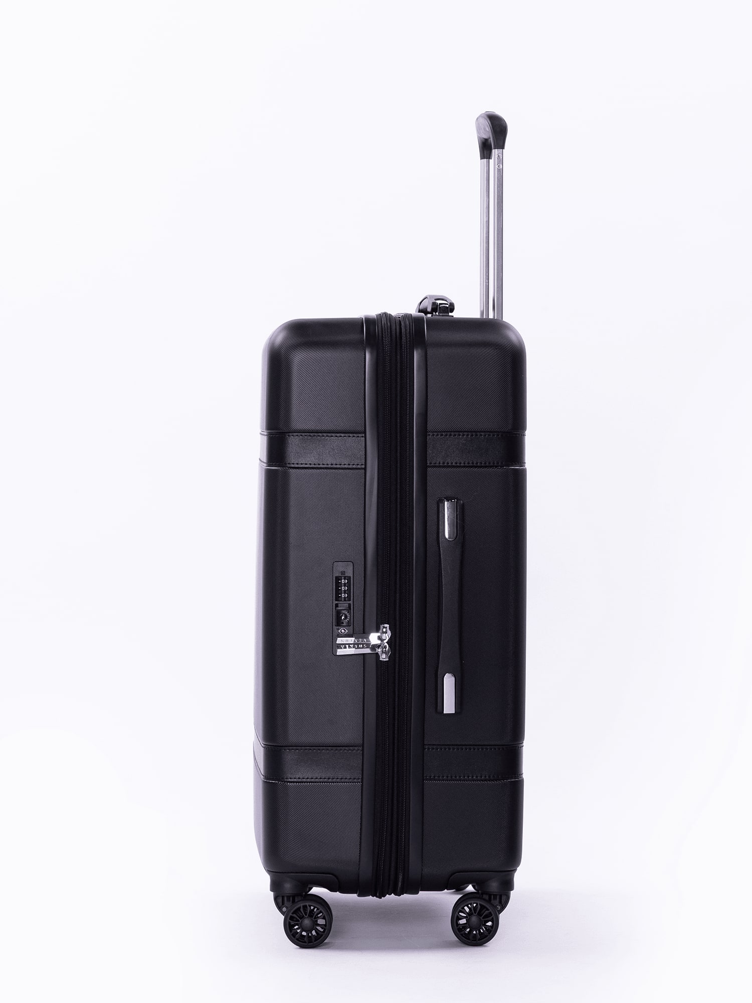Ventus Strapped Spinner 67cm Suitcase - Black view 4