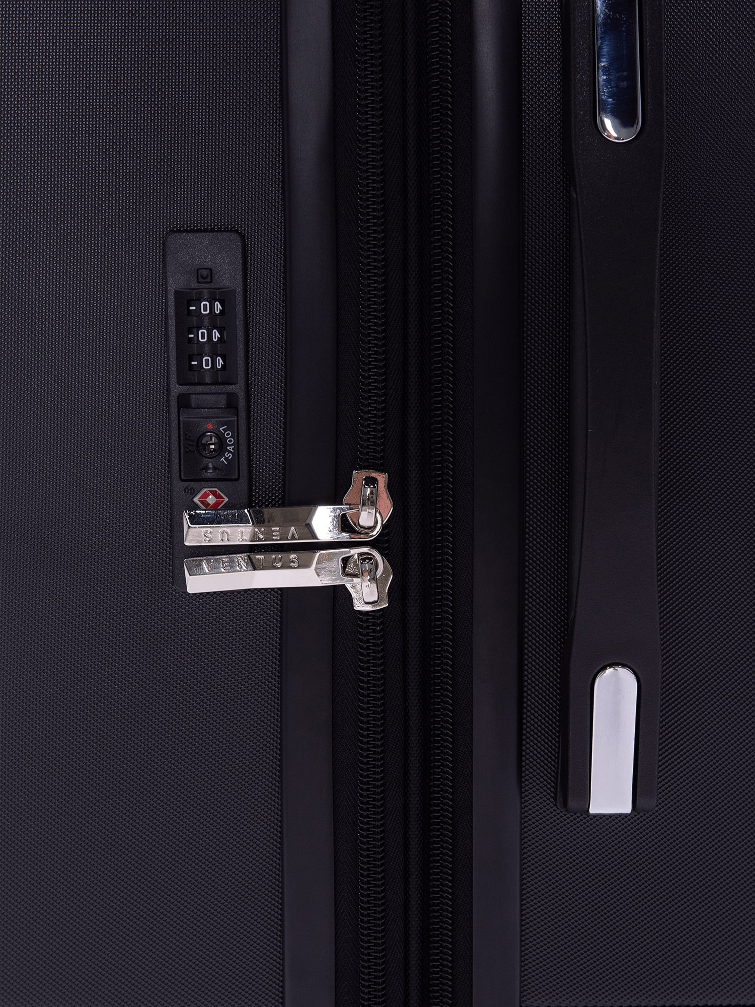 Ventus Strapped Spinner 67cm Suitcase - Black view 6