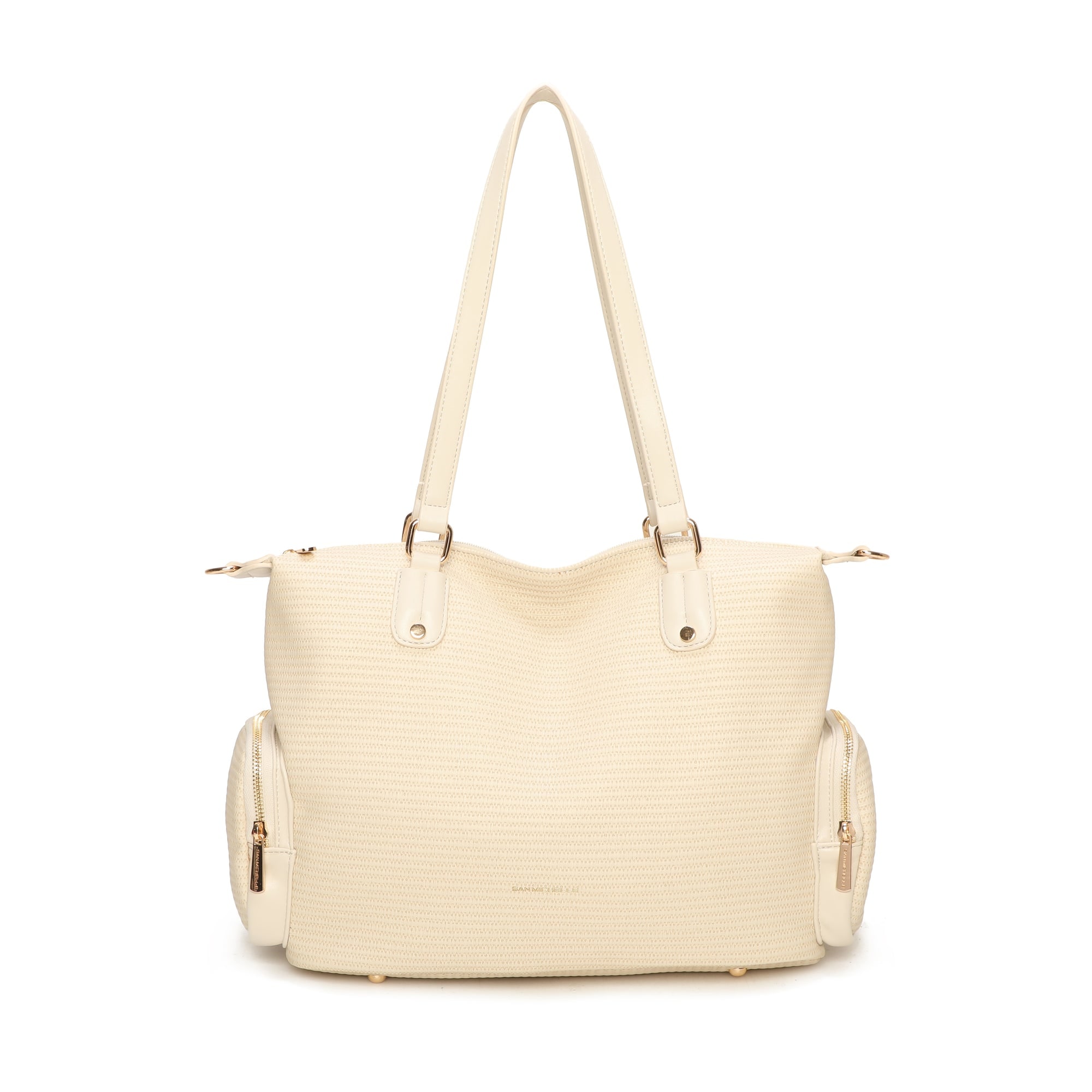 Vicky Soft Tote Bag - Beige