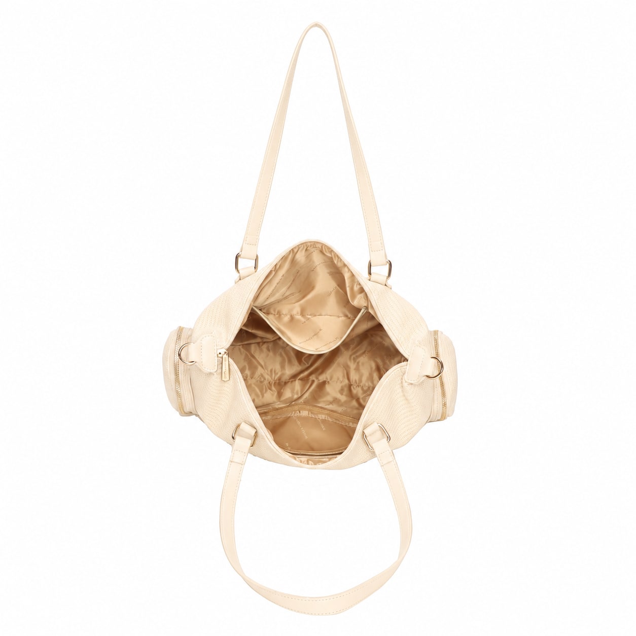 Vicky Soft Tote Bag - Beige view 4