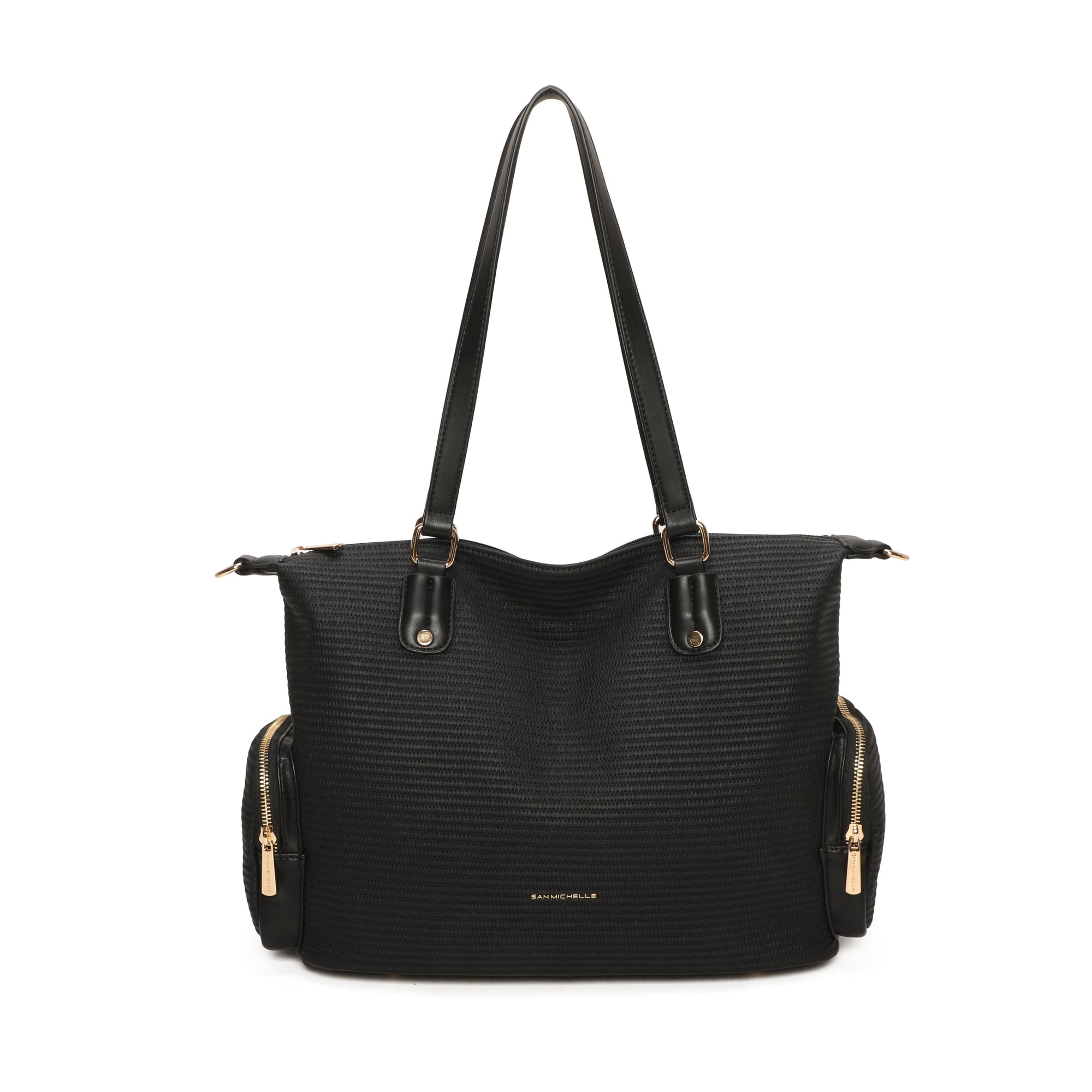 Vicky Soft Tote Bag - Black